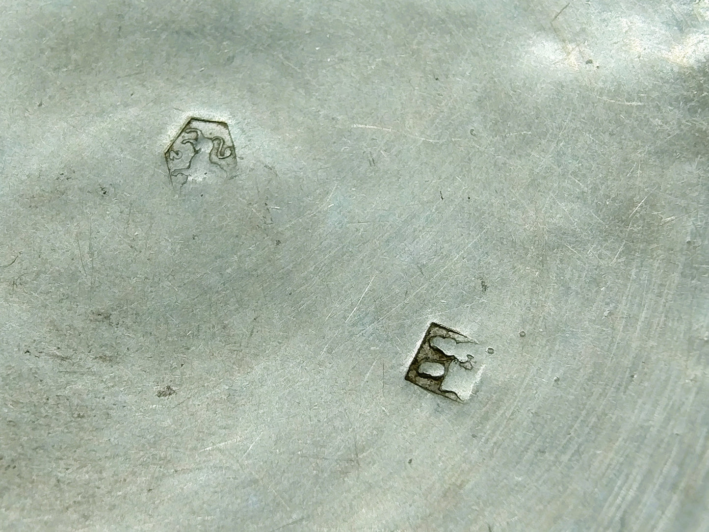 Silberne Pfefferminzdose, G. Wouda, Drachten, 1850