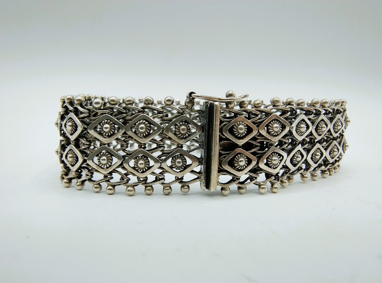 Vintage zilveren armband, , 835, 19,5 cm.
