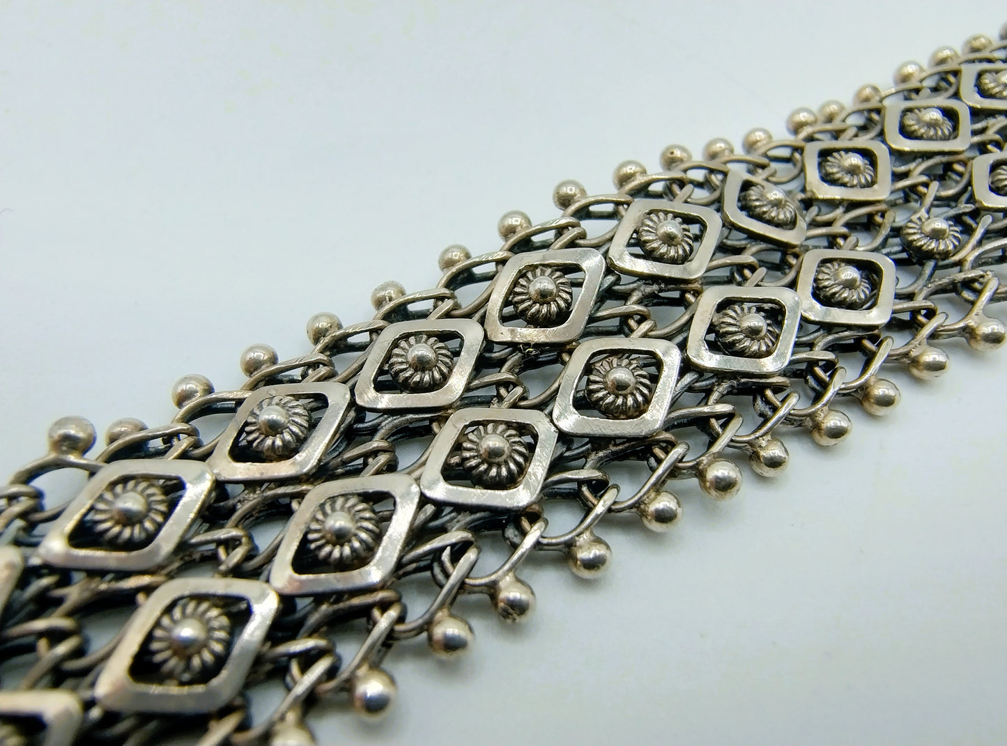Vintage zilveren armband, , 835, 19,5 cm.