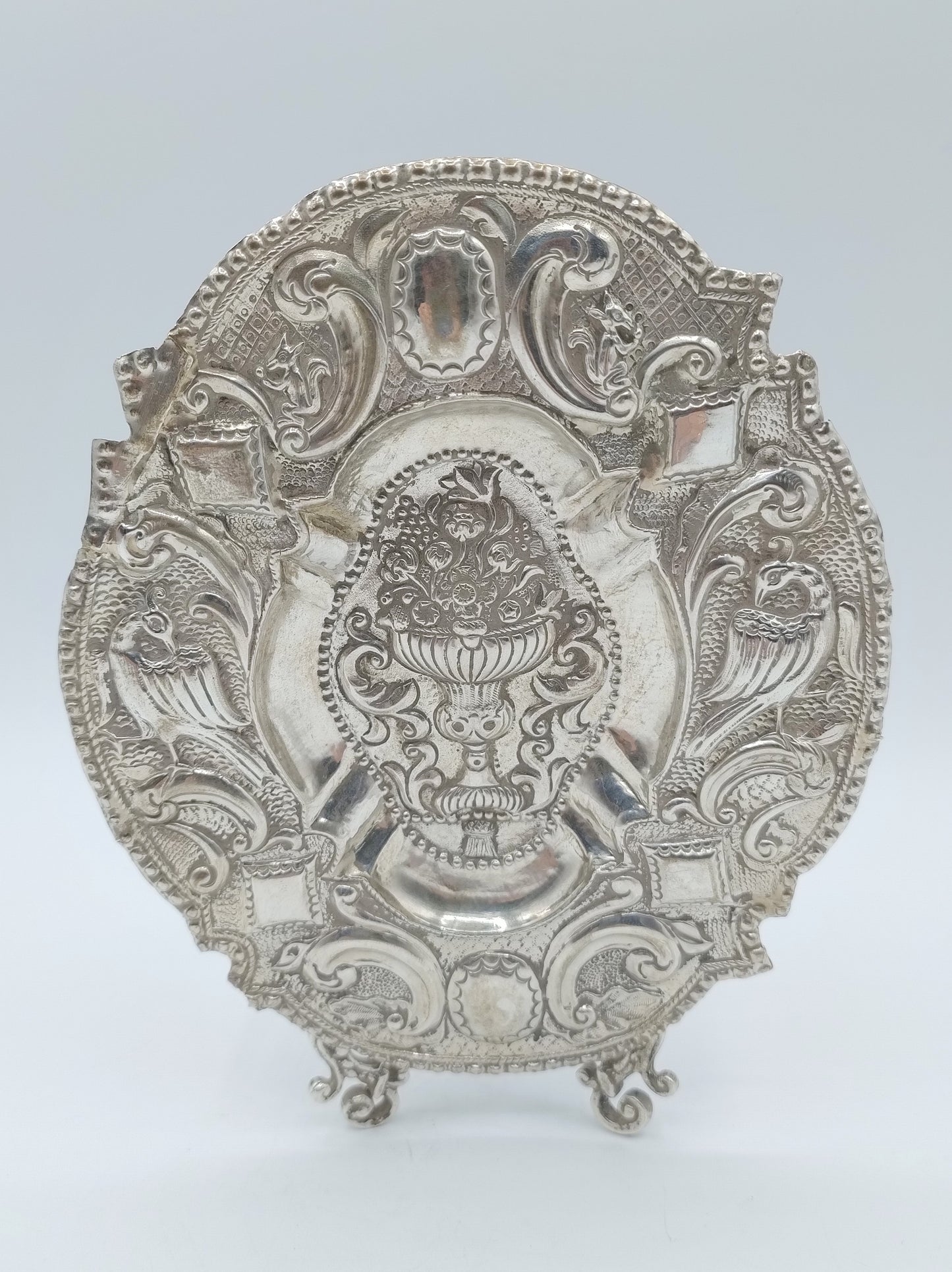 Zilveren suikertafeltje, P. Feyens, Leeuwarden, ca. 1745