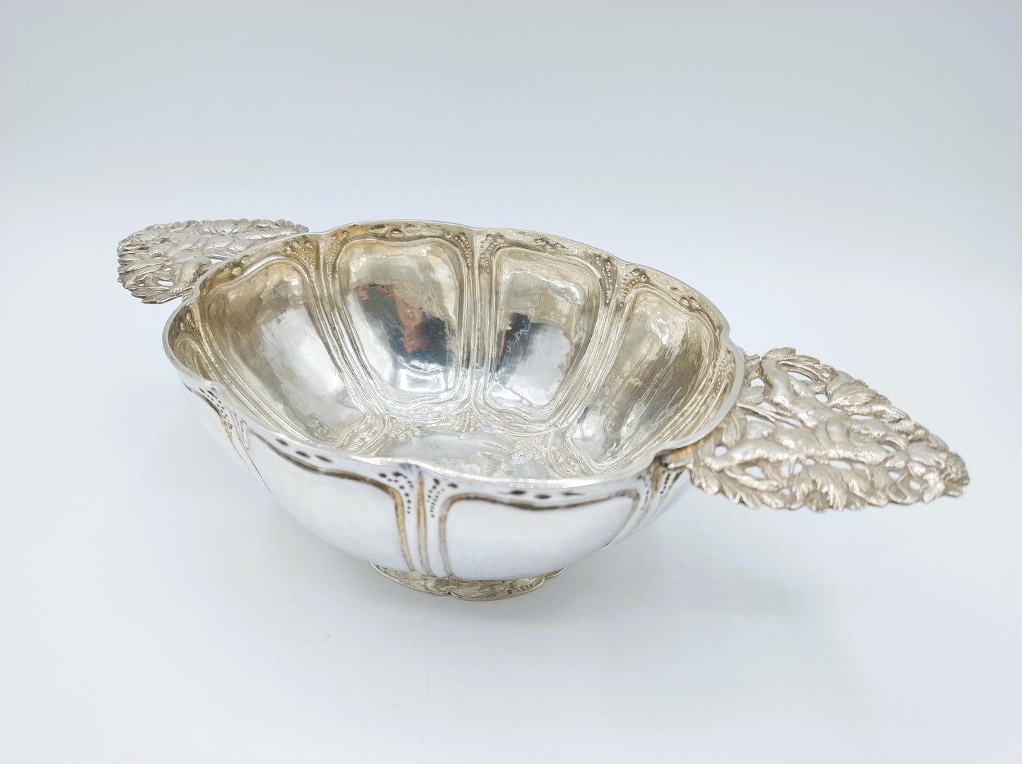 Zilveren brandewijnkom, A.P. Altena, Franeker, 1714
