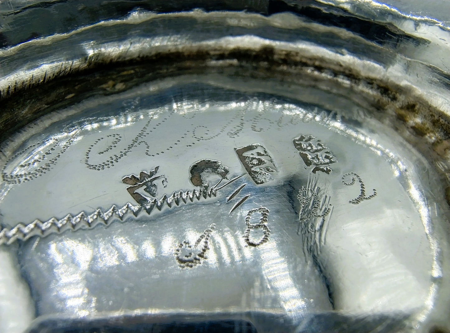 Zilveren brandewijnkom, A.P. Altena, Franeker, 1714