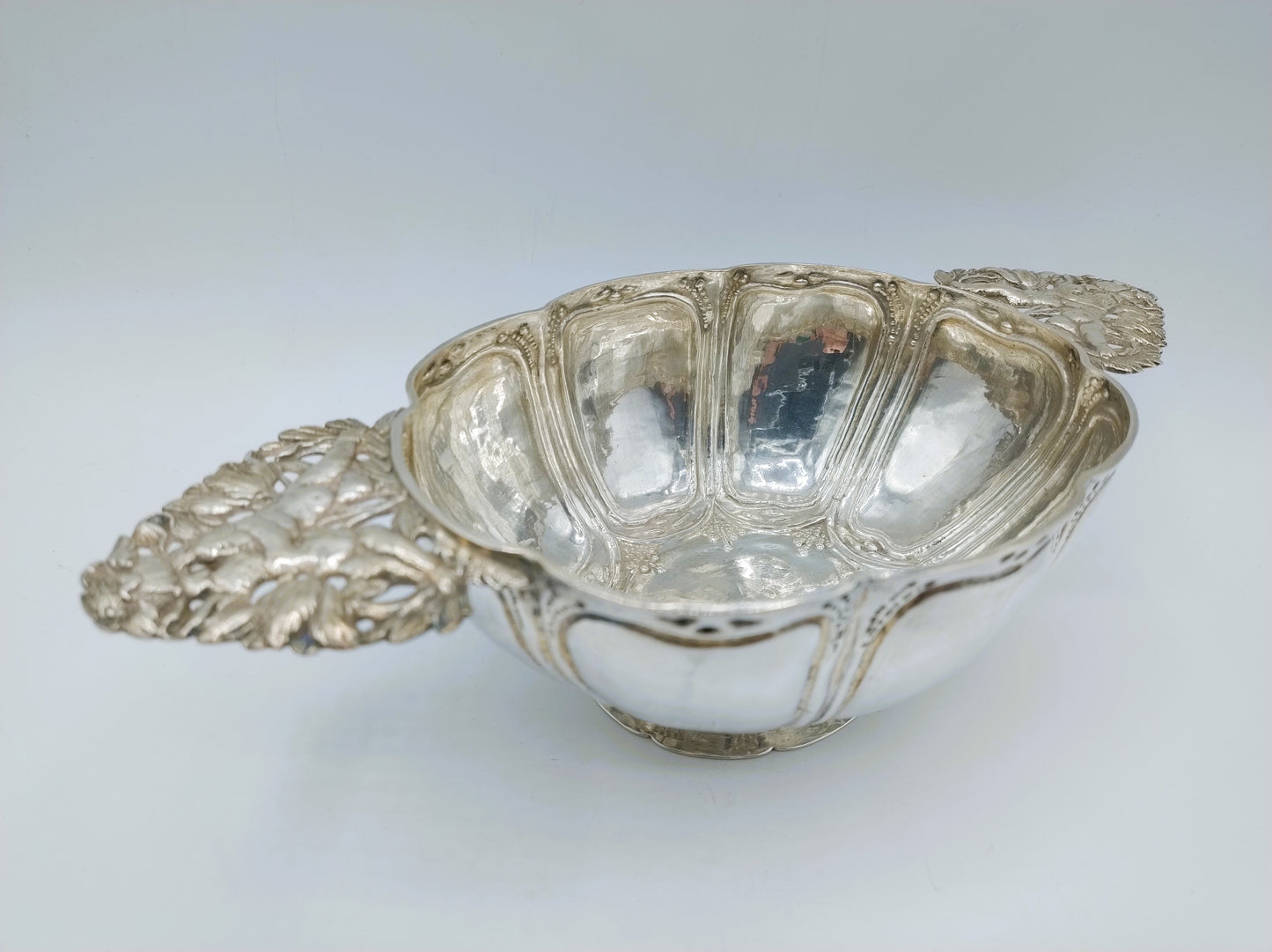 Zilveren brandewijnkom, A.P. Altena, Franeker, 1714