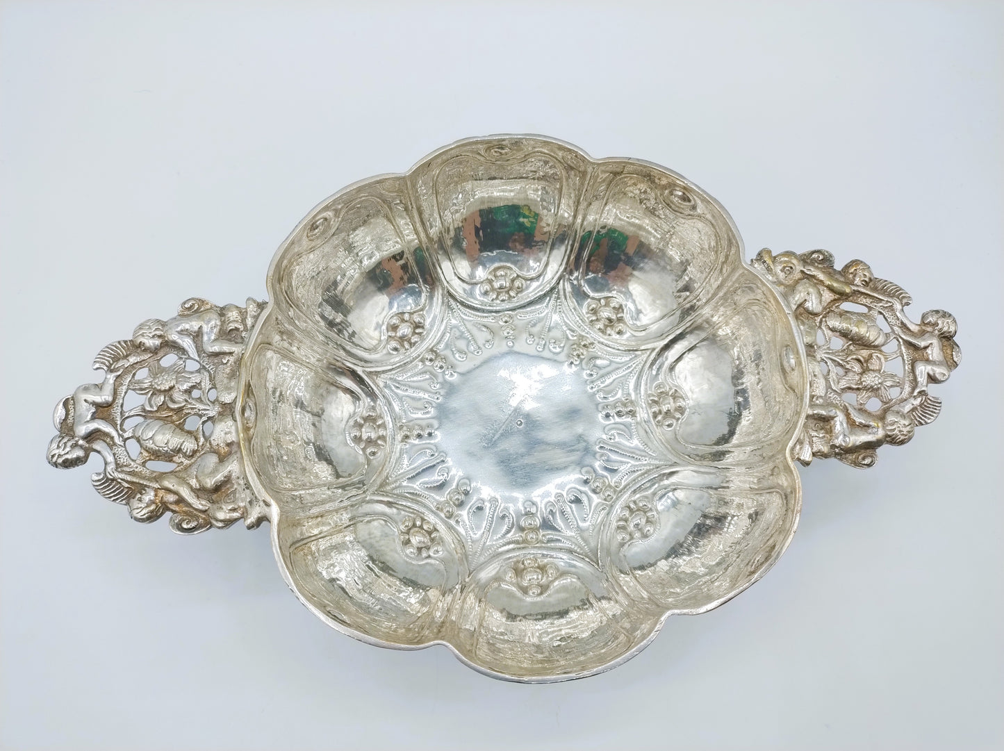 Zilveren brandewijnkom, Jan Verdoes, Haarlem, 1749