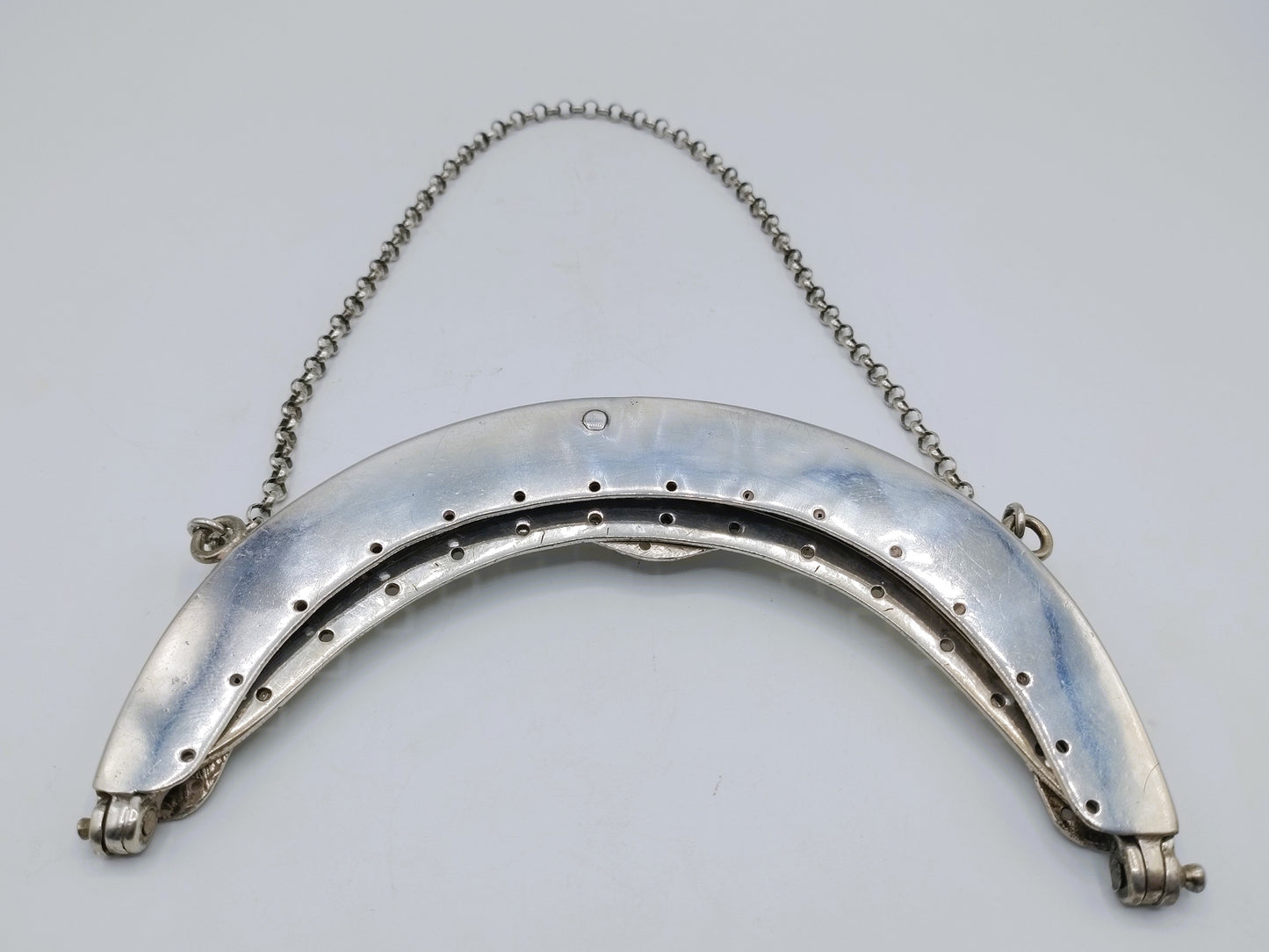 Silver purse clasp, D. van Hensboom, Zwolle, 1727