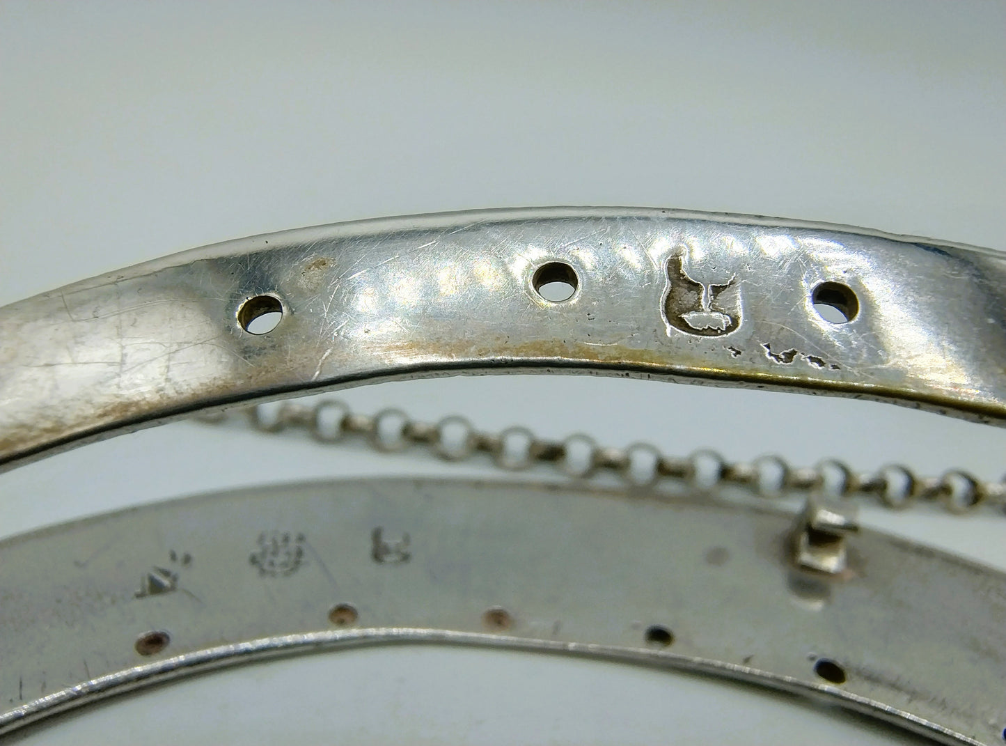 Silver purse clasp, D. van Hensboom, Zwolle, 1727