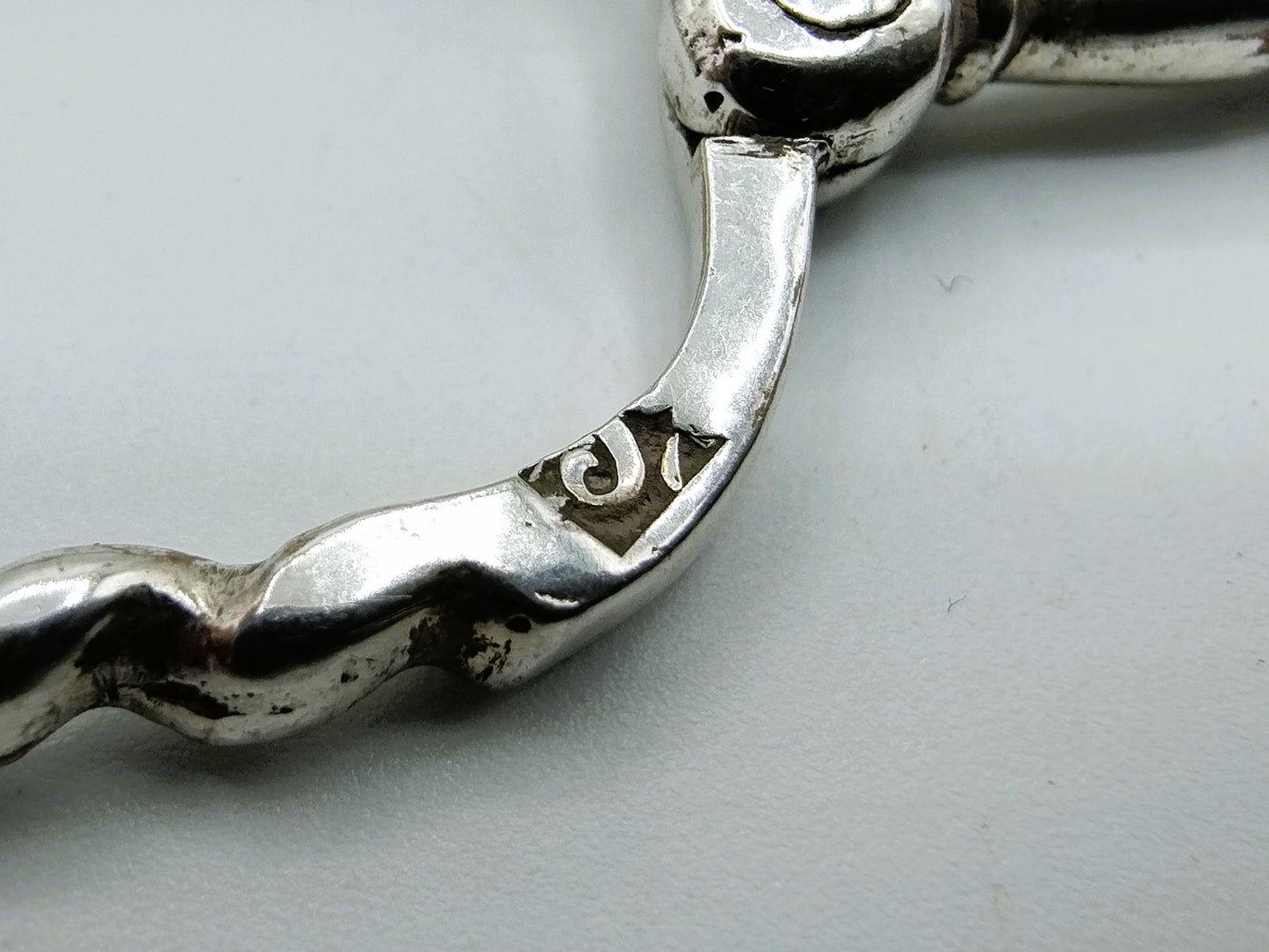 3-piece silver miniature fireplace set, including Jan Borduur, Amsterdam, 1738