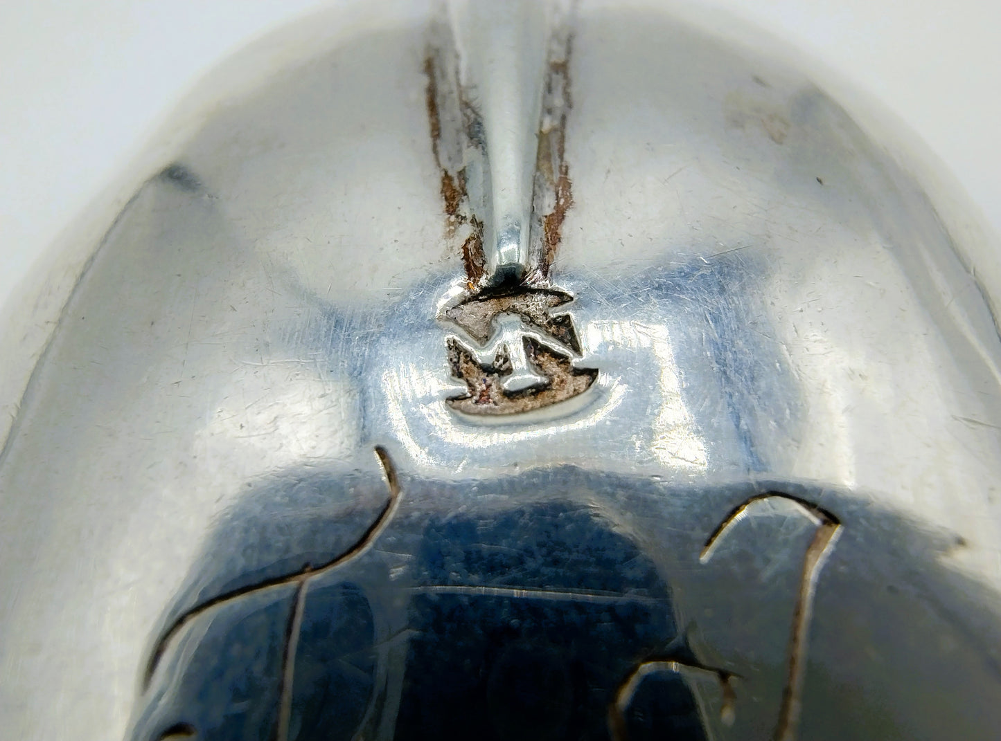 Silberner Beilagenlöffel, Leeuwarden, ca. 1734