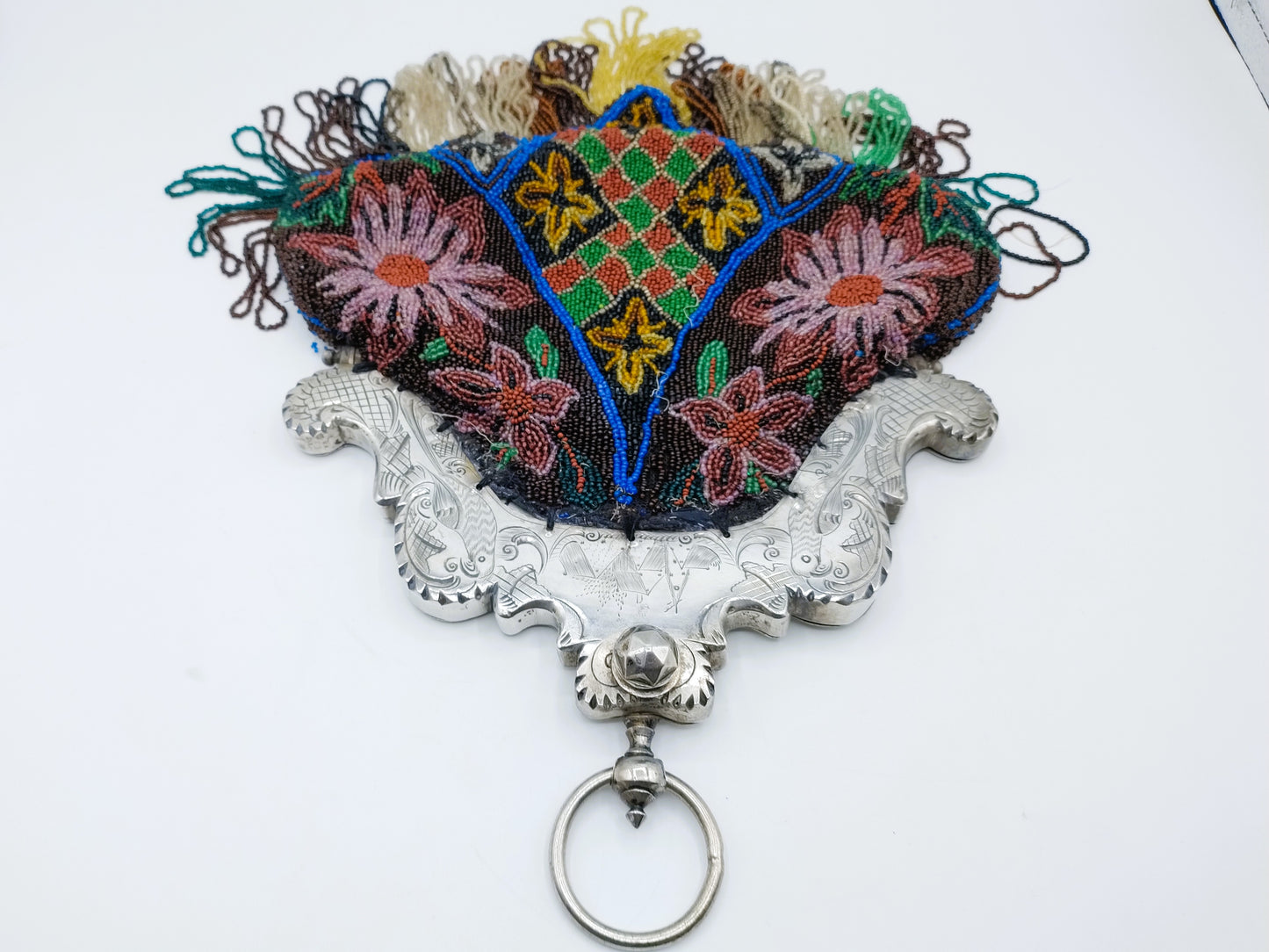 Silver purse bracket (parrots), G. Lazonder Schoonhoven, 1797