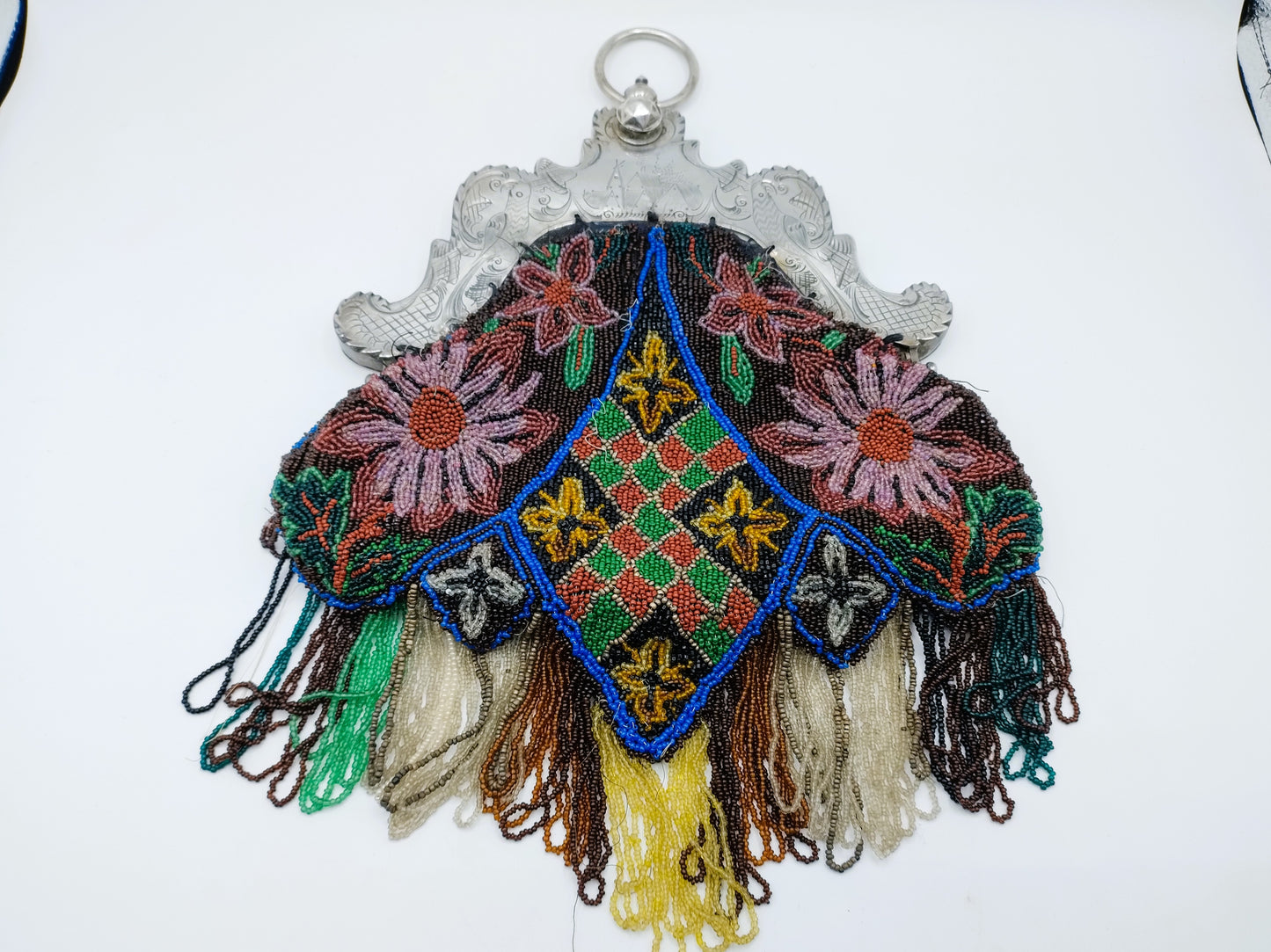 Silver purse bracket (parrots), G. Lazonder Schoonhoven, 1797