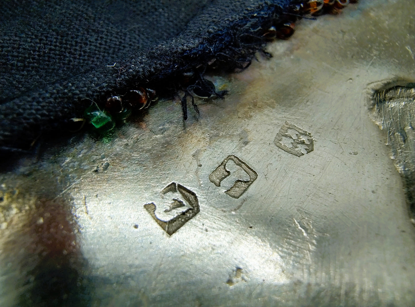 Silver purse bracket (parrots), G. Lazonder Schoonhoven, 1797