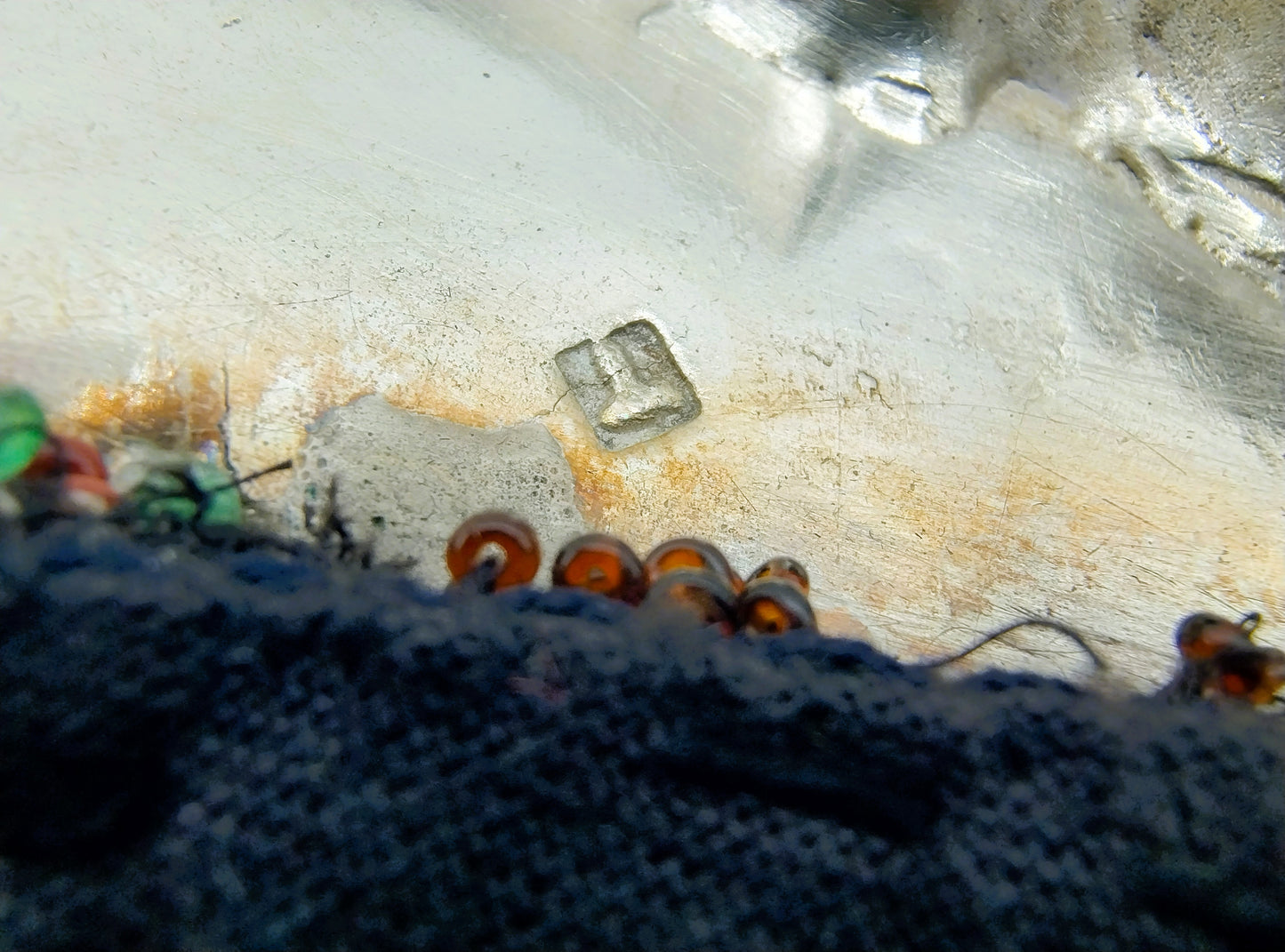 Silver purse bracket (parrots), G. Lazonder Schoonhoven, 1797