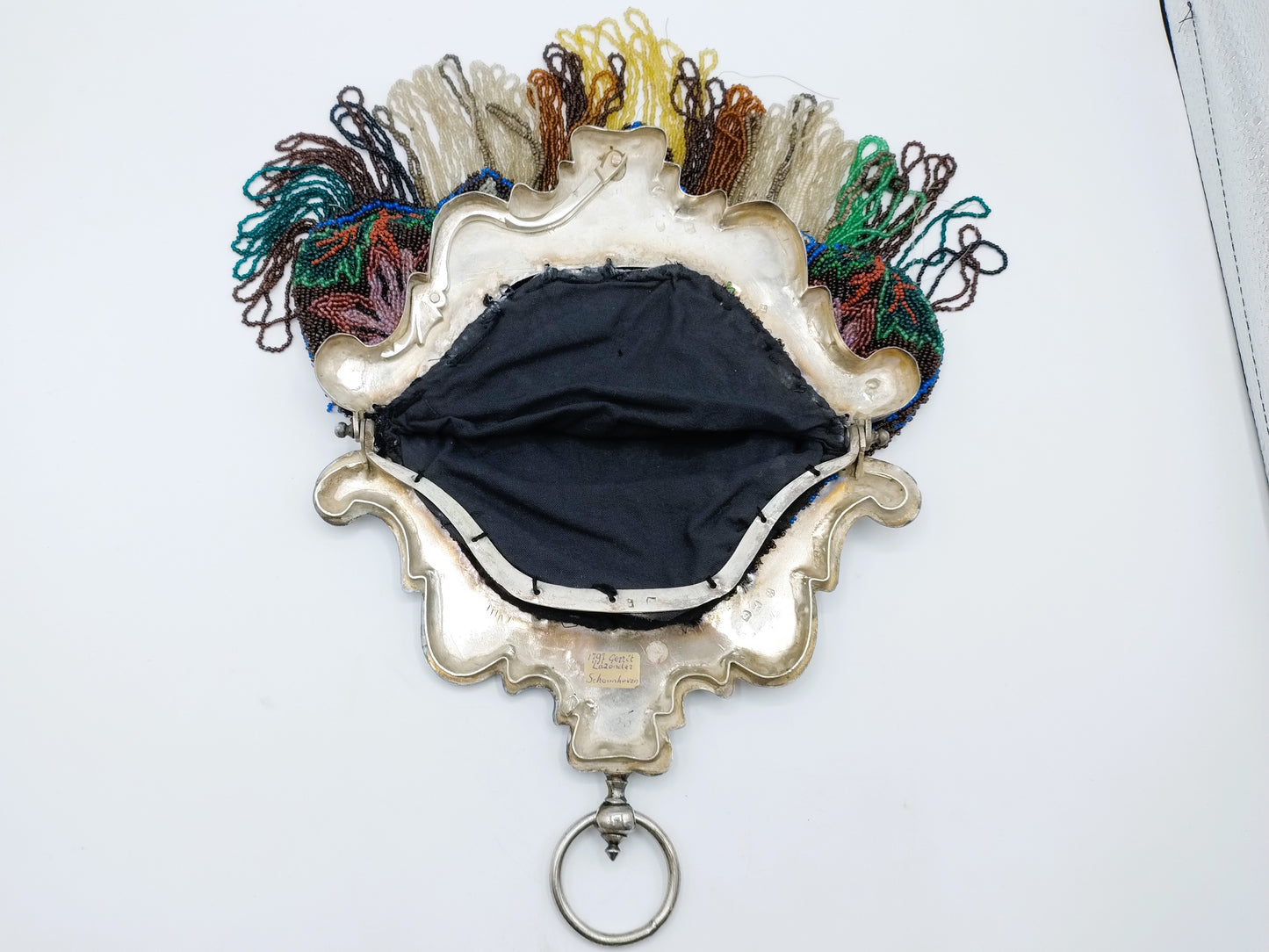 Silver purse bracket (parrots), G. Lazonder Schoonhoven, 1797