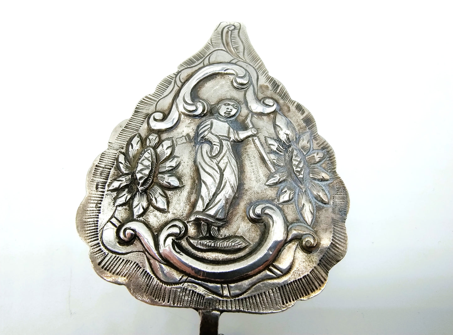 Silver purse clasp with skirt hook, H. van der Heyden, Leeuwarden, ca. 1800