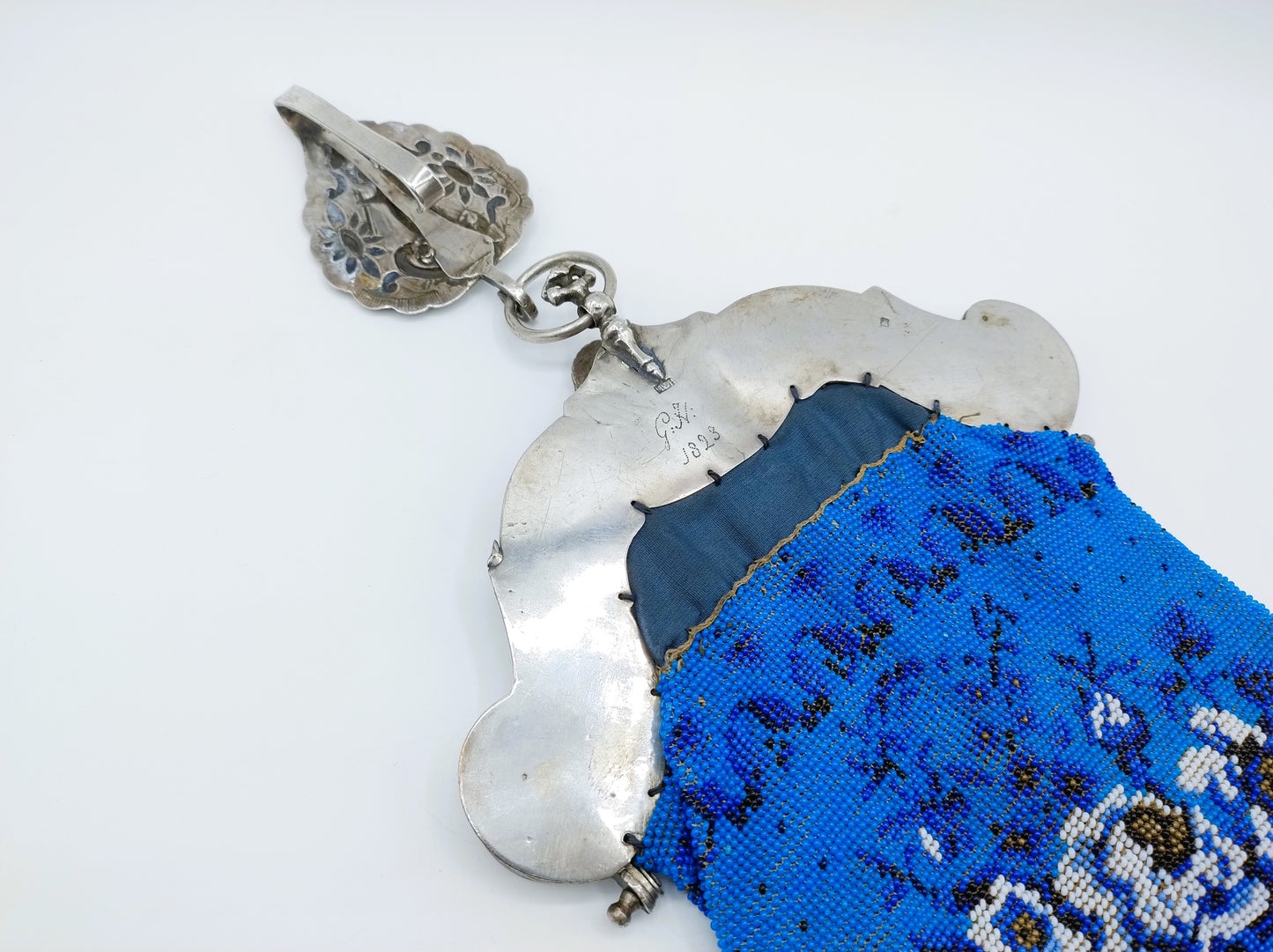 Silver purse clasp with skirt hook, H. van der Heyden, Leeuwarden, ca. 1800