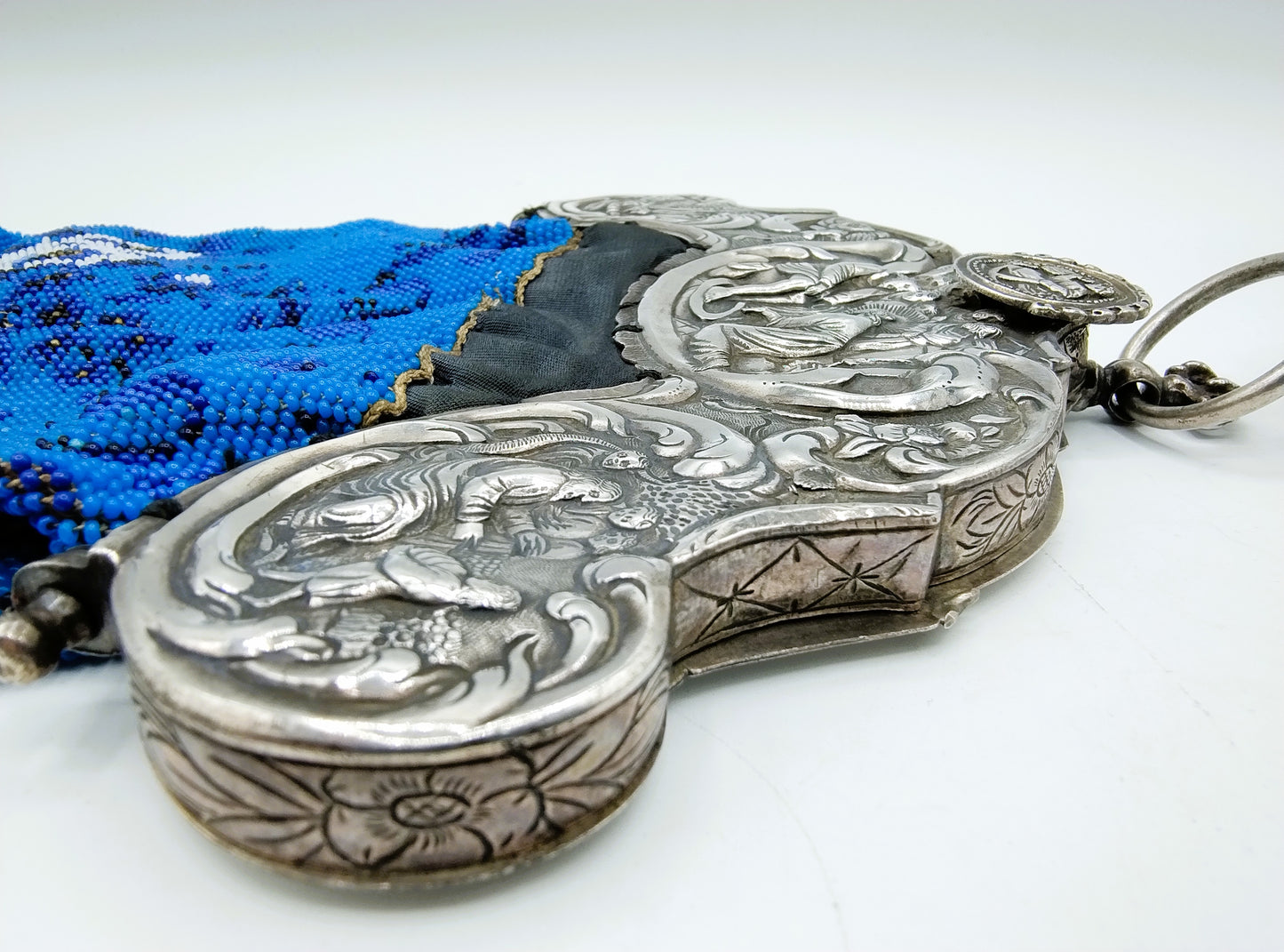 Silver purse clasp with skirt hook, H. van der Heyden, Leeuwarden, ca. 1800