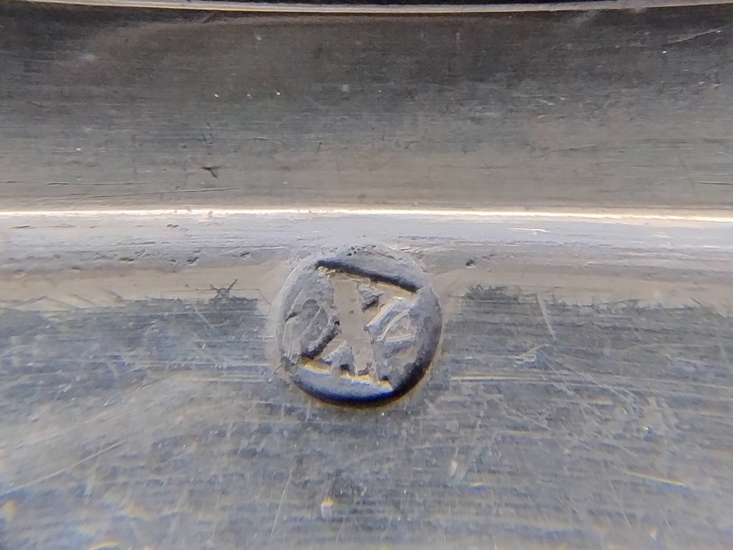 Silberne Tabakdose, C. van Dam Kooyman, Schoonhoven, 1857