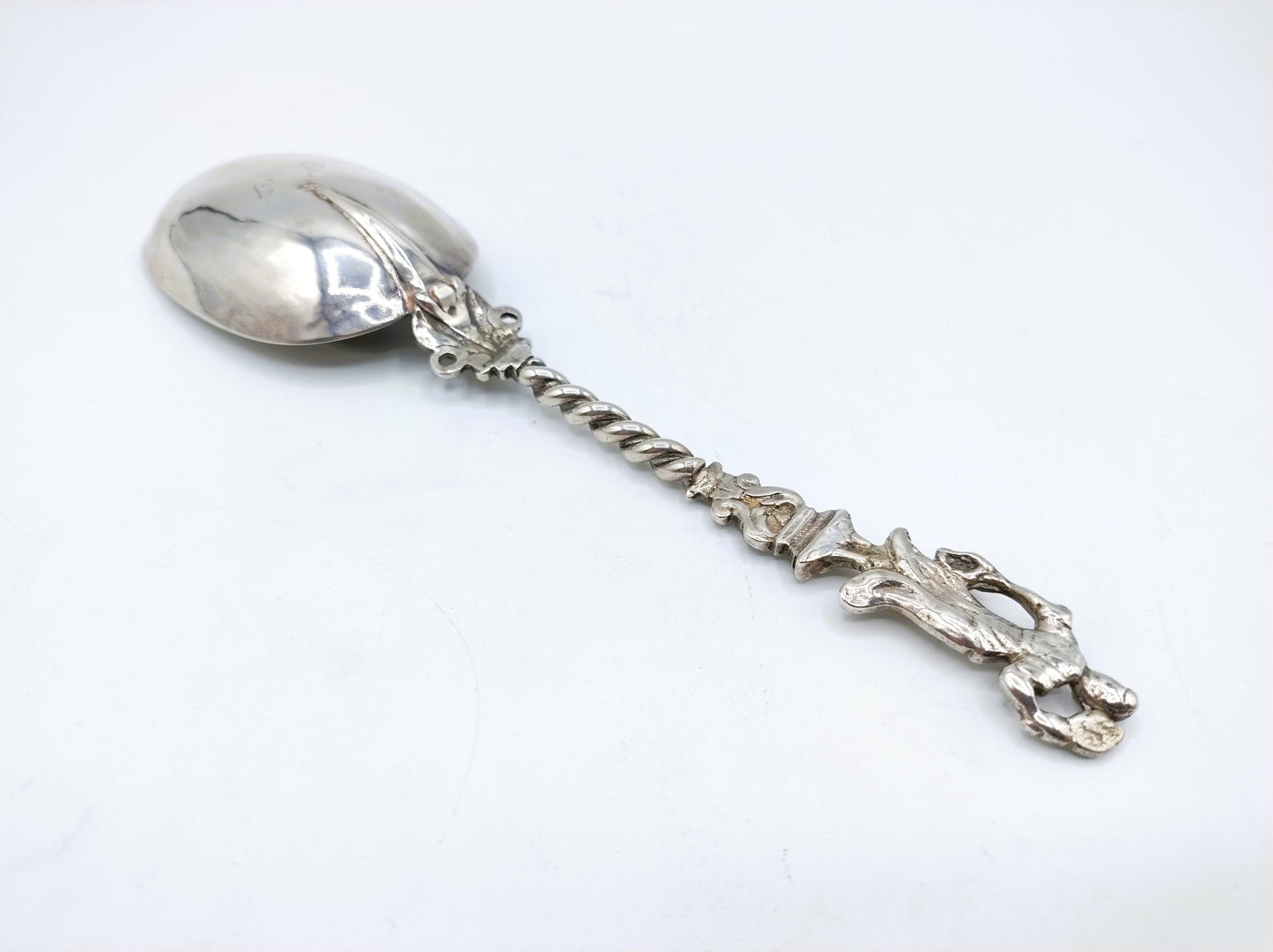 Silberner Beilagenlöffel, Leeuwarden, ca. 1734