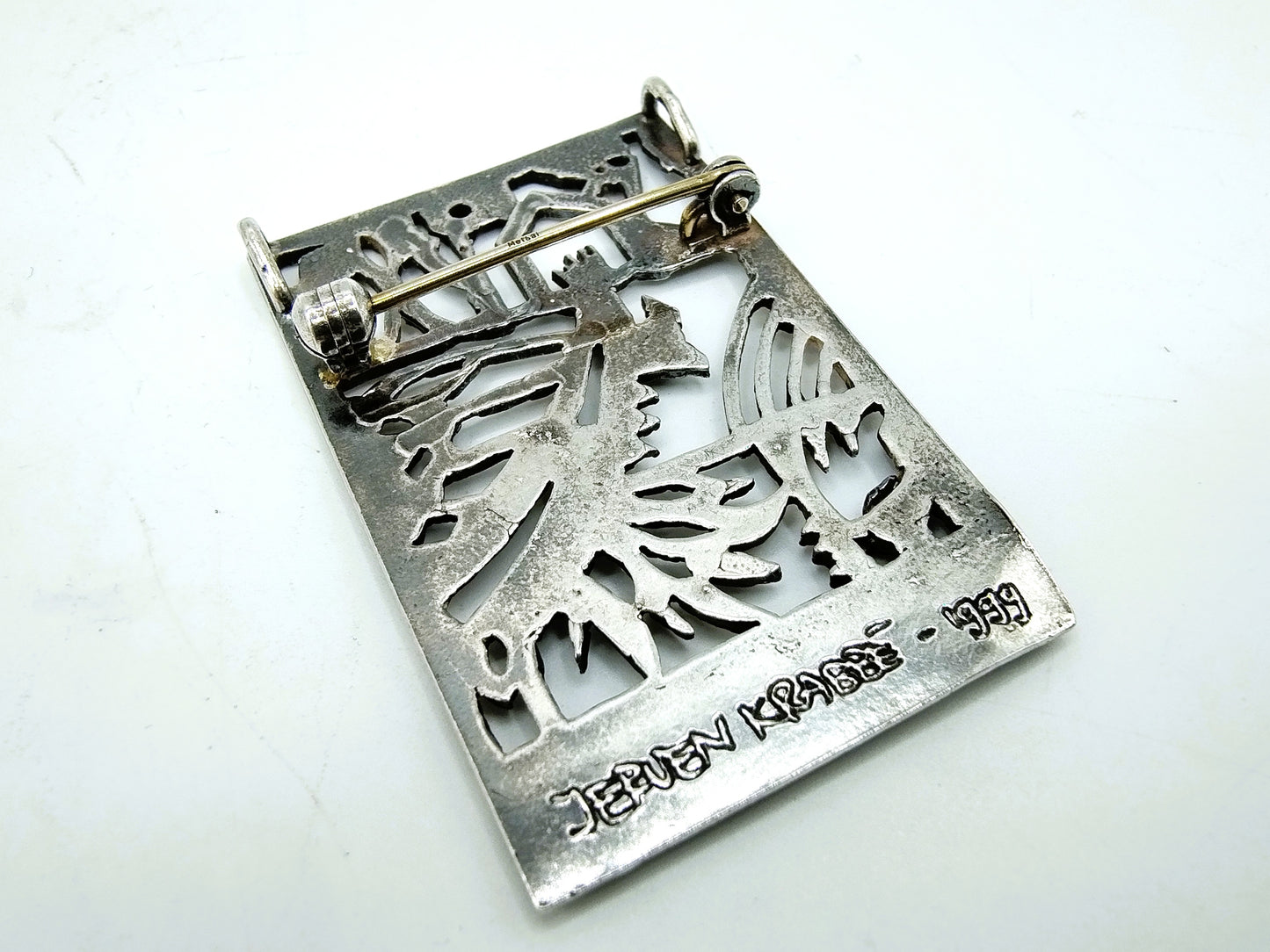 Silver pendant / brooch, Jeroen Krabbé, 925