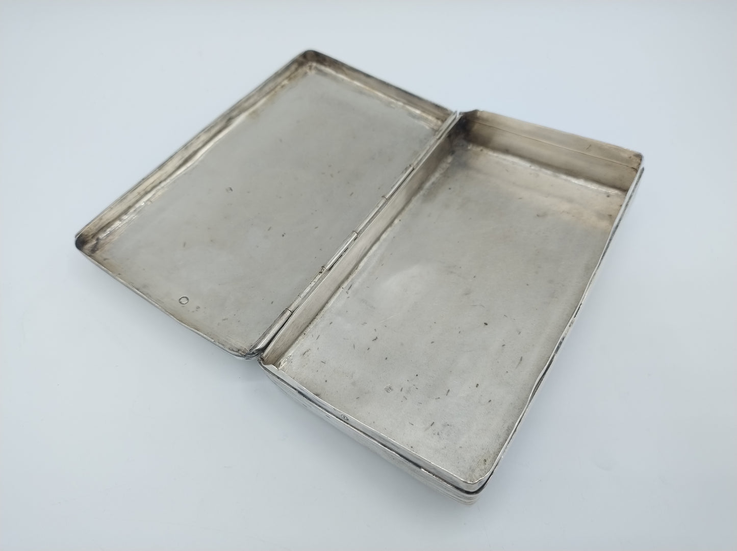 Silver tobacco box, E. Denekamp, Schoonhoven, 1838