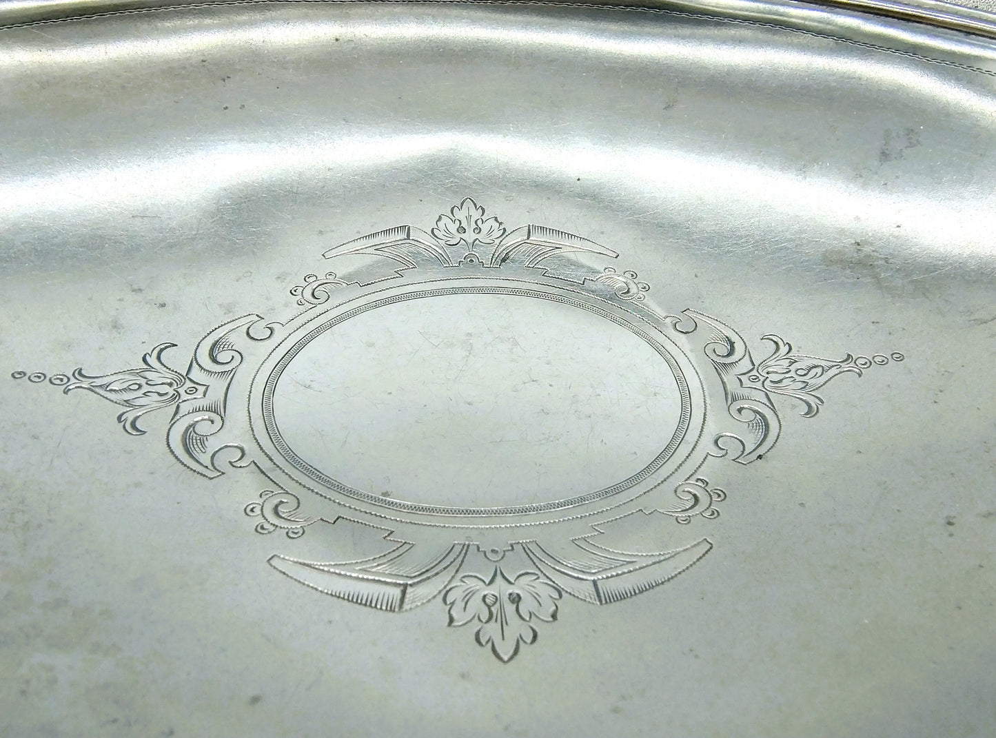 Zilveren fruitschaal, Koch & Bergfeld, Bremen, 19e eeuws