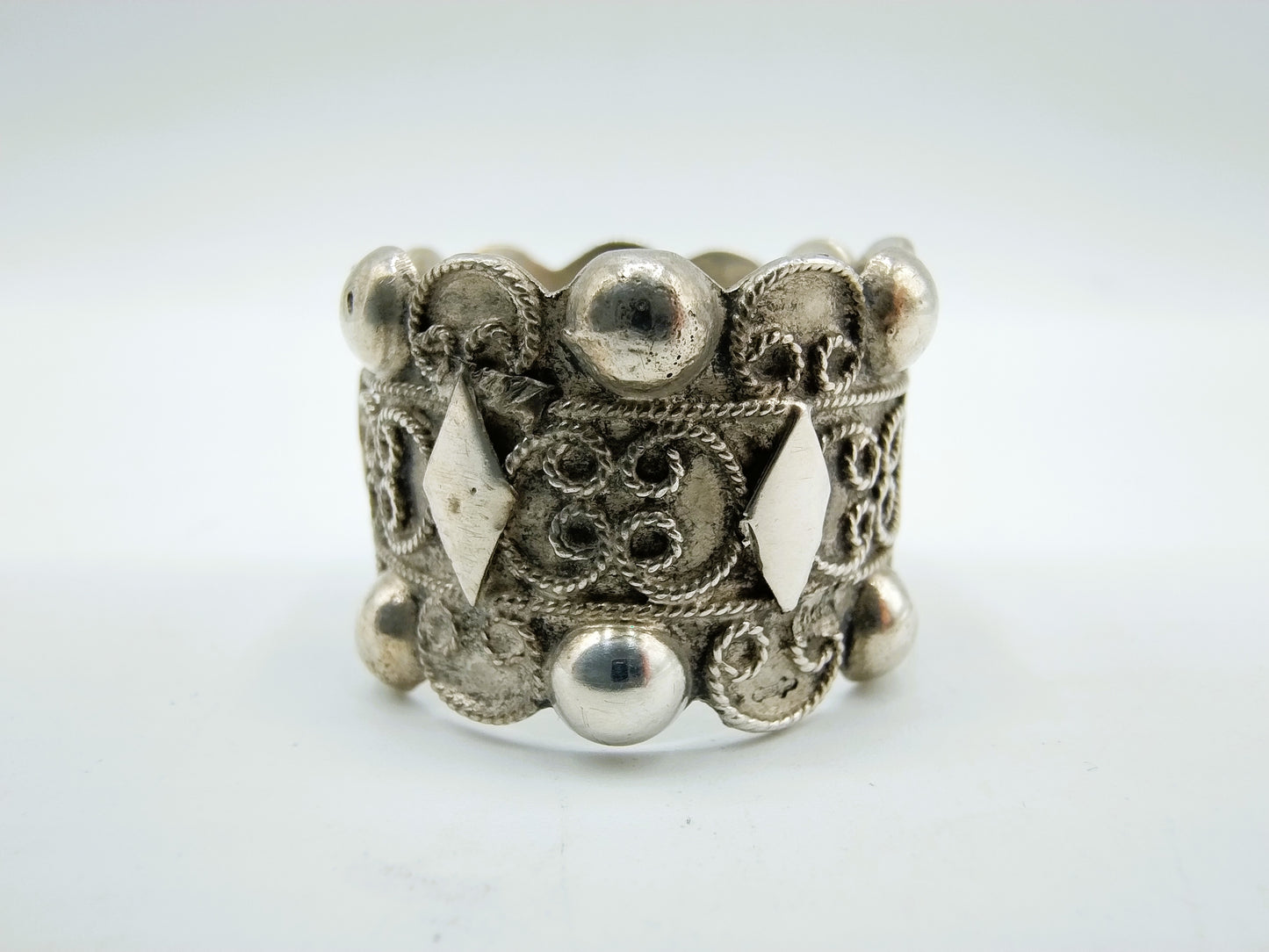 Silver Zeeland cap ring, Ceesanne, Middelburg, 20 mm