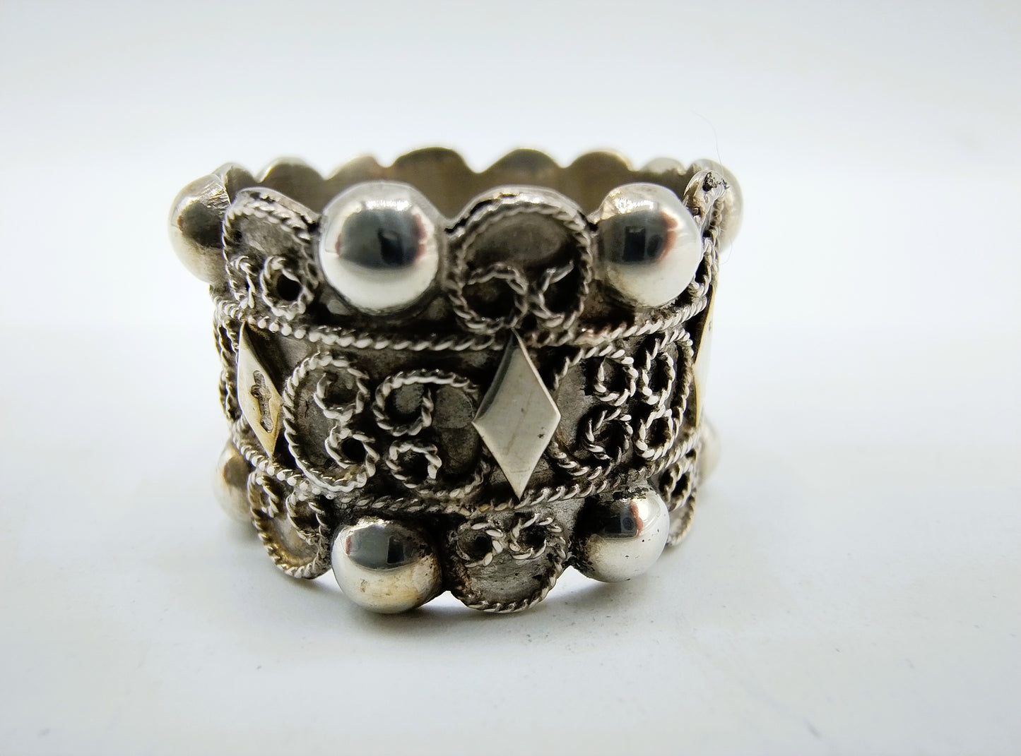 Silberner Zeeland-Mützenring, Ceesanne, Middelburg, 17,5 mm.