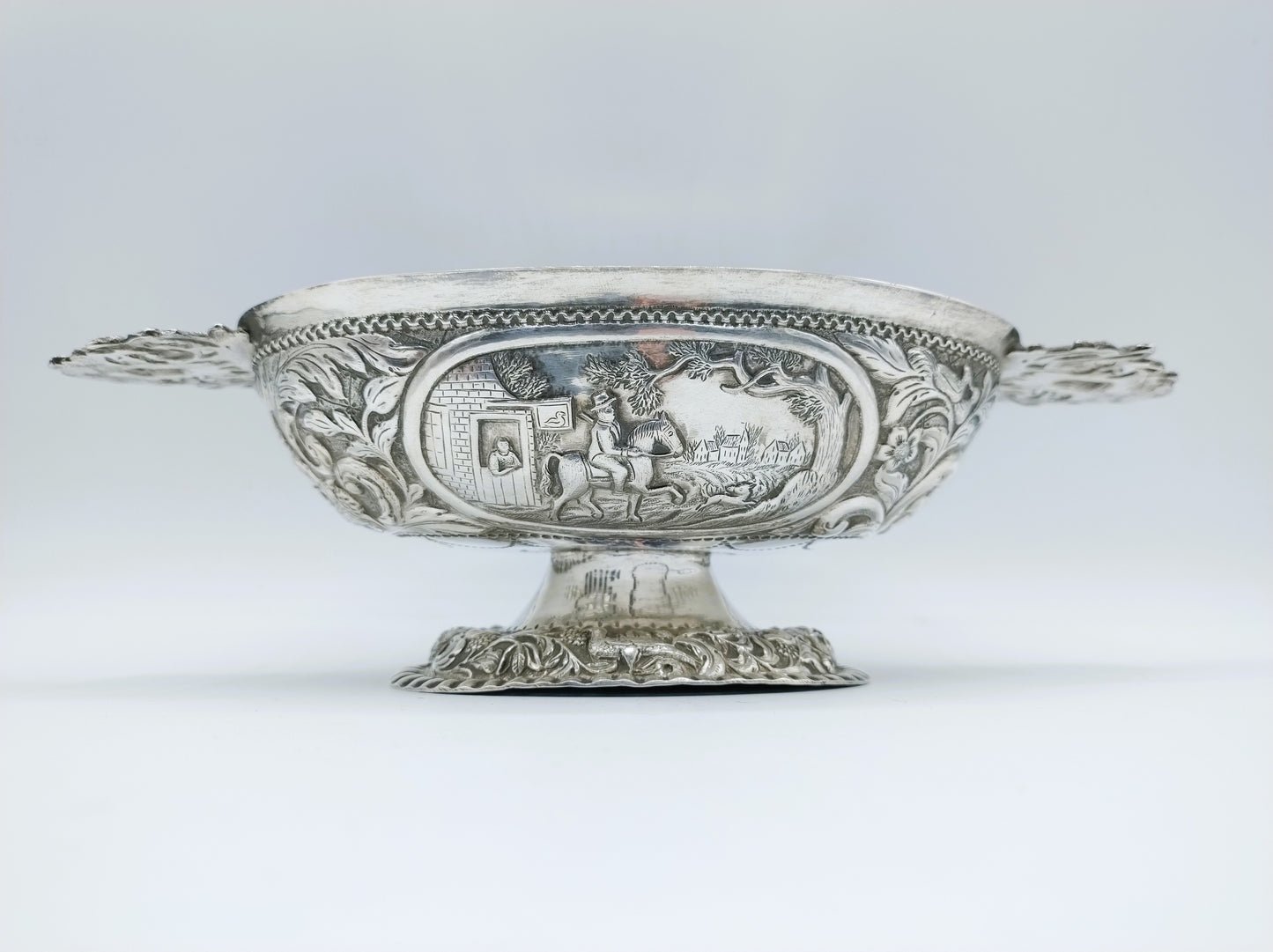 Silberne Schnapsschale, L. van Manen, Sneek, 1857