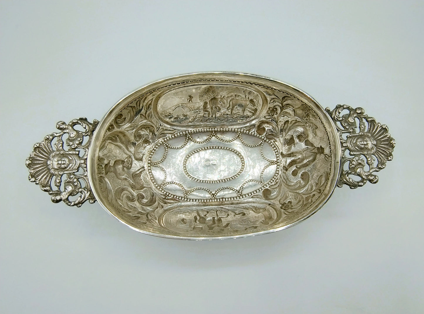 Silberne Schnapsschale, L. van Manen, Sneek, 1857