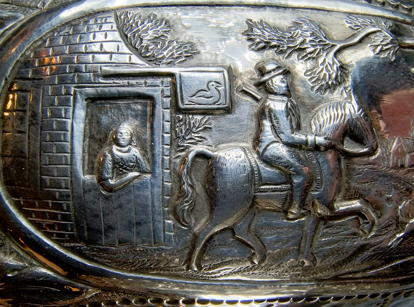 Silberne Schnapsschale, L. van Manen, Sneek, 1857