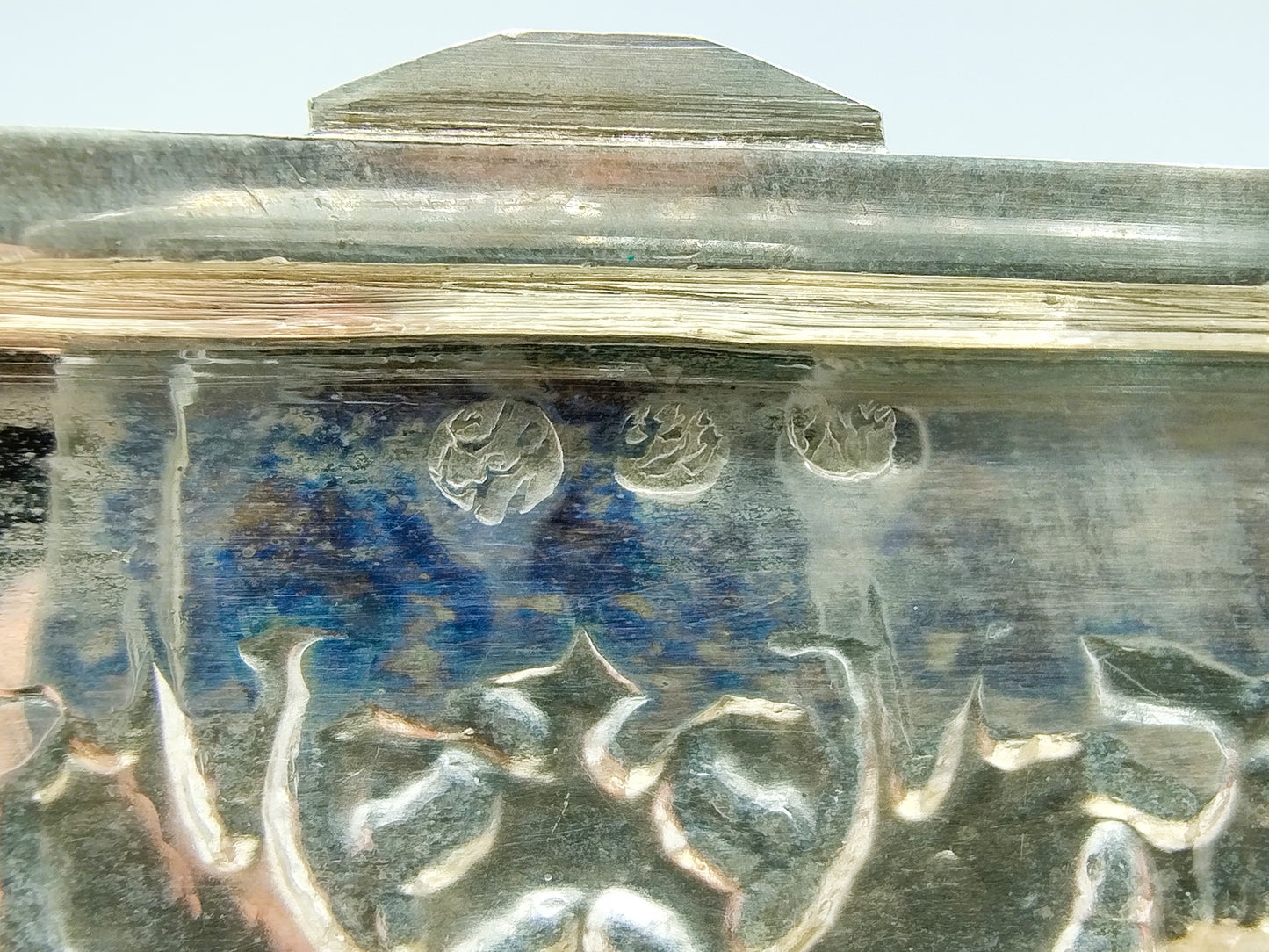Zilveren bewaardoos, Fadavi, Isfahan, Perzië.