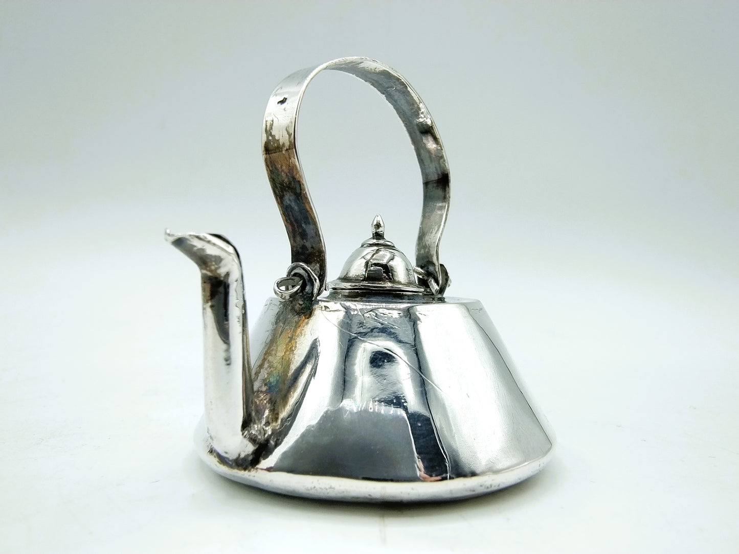 Silver miniature kettle, Lodewijck Eylof (?), Amsterdam, ca. 1680