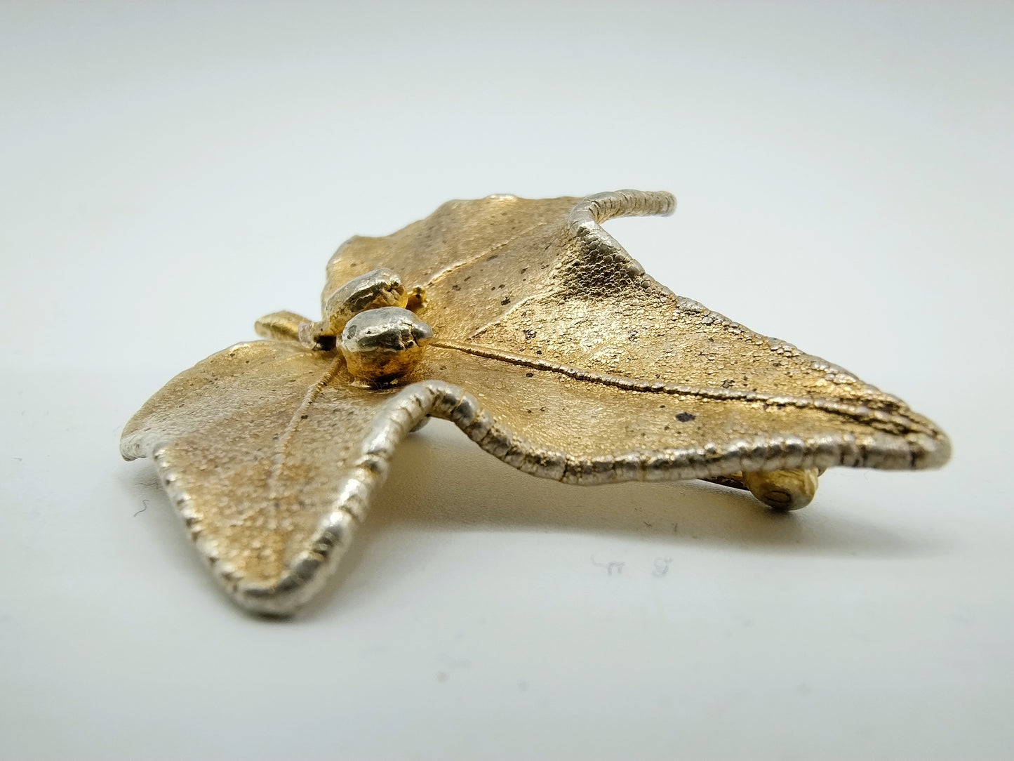 Silver design brooch, Flora Danica, Eggert, Denmark
