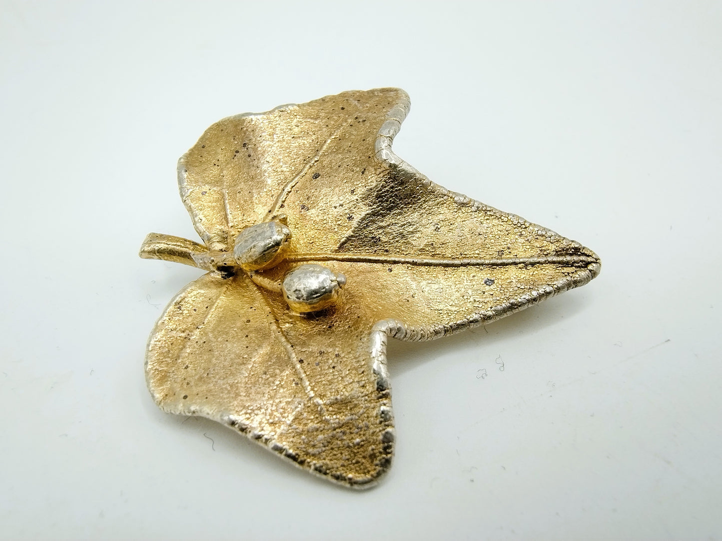 Silver design brooch, Flora Danica, Eggert, Denmark