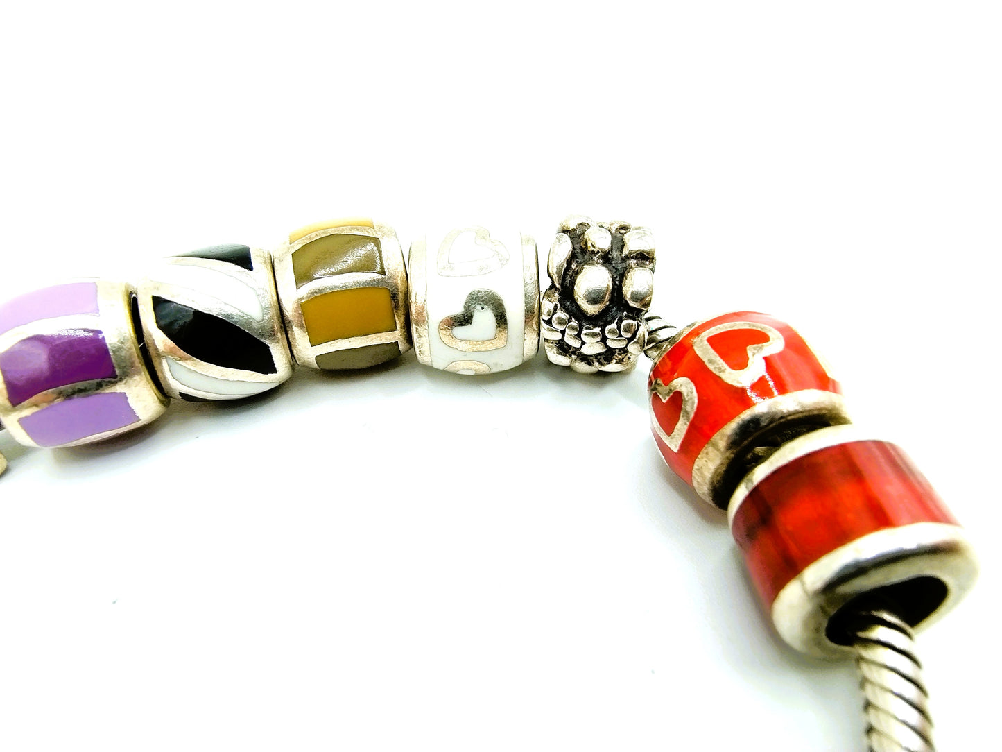 Zilveren bedelarmband, Biba, 21 cm