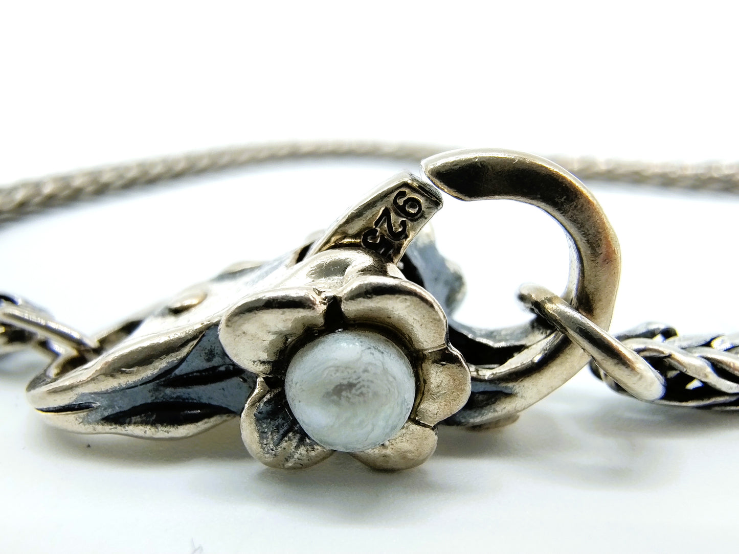 Silver Trollbeads bracelet, basic, 20 cm