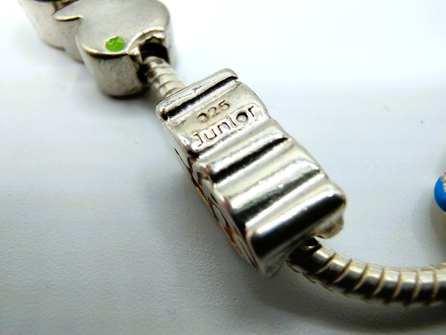Zilveren kinder bedelarmband, Piccolo, Italië, 15 cm