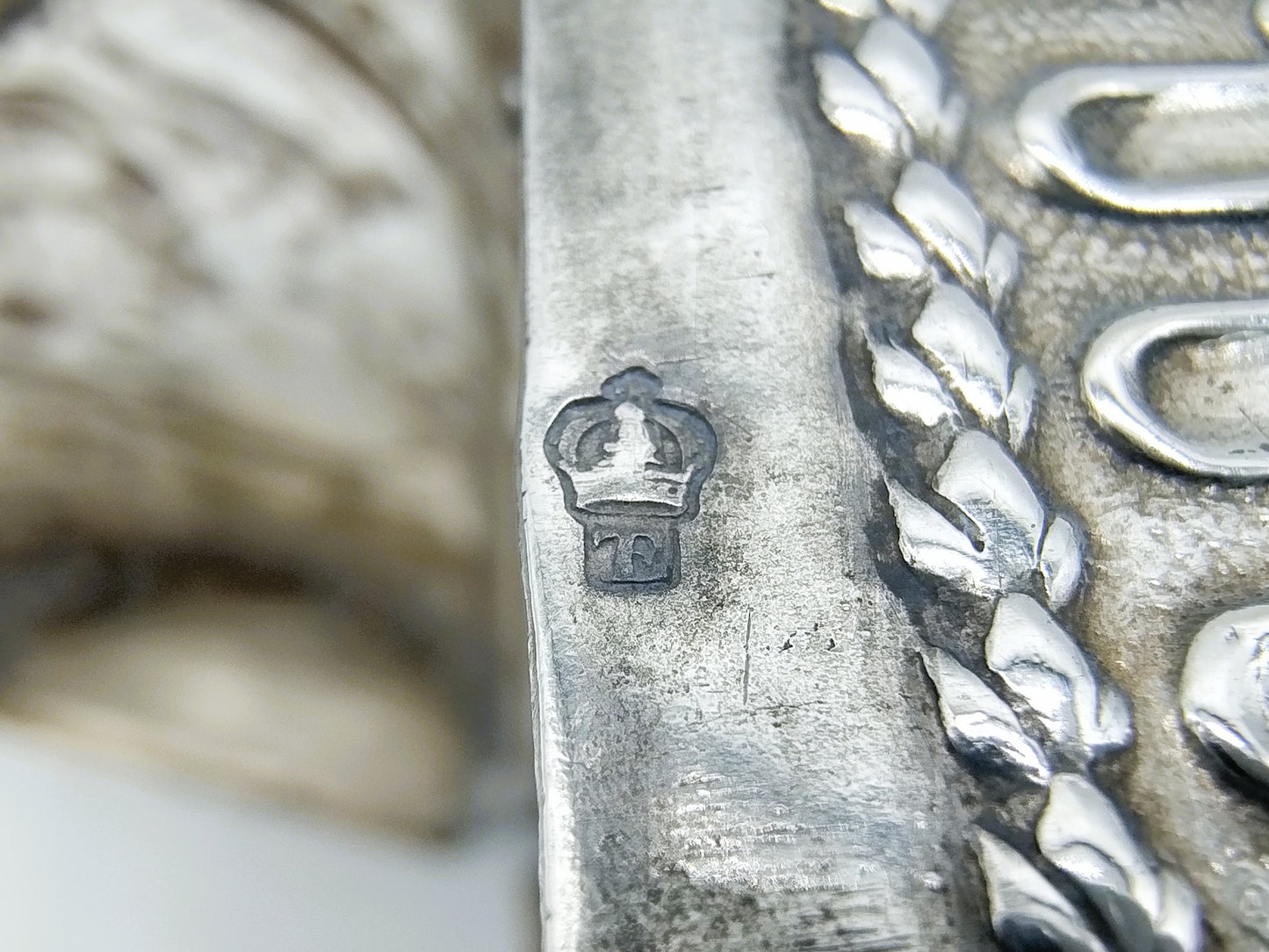 Silver snuff box, Biblical representation, Amsterdam, 1806