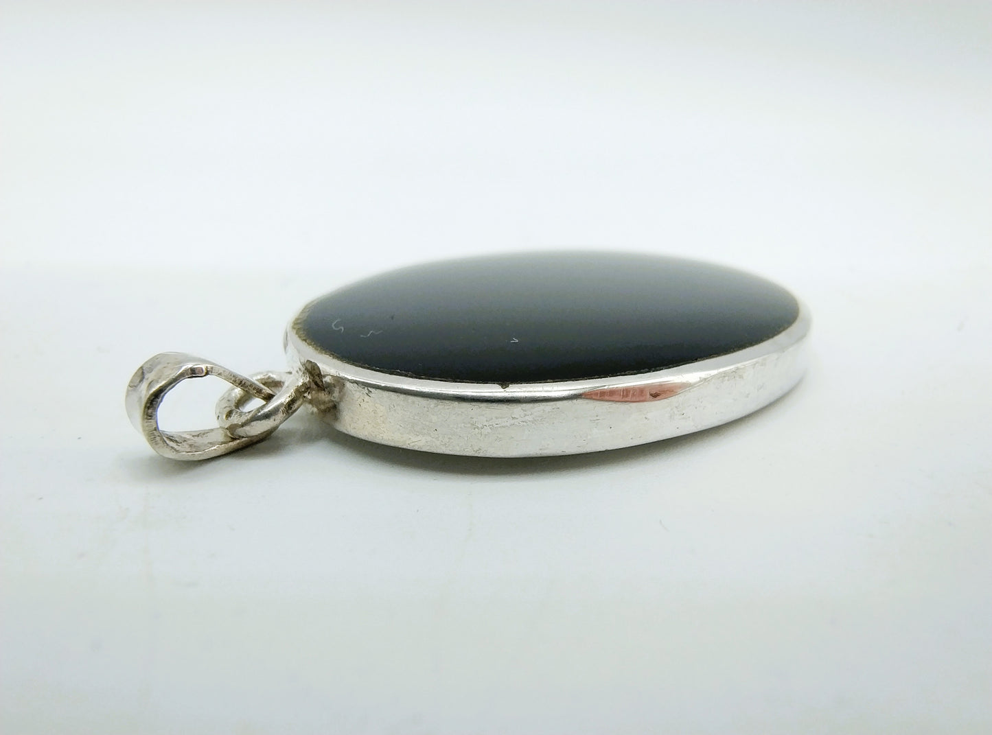 Silver pendant with Onyx, 925