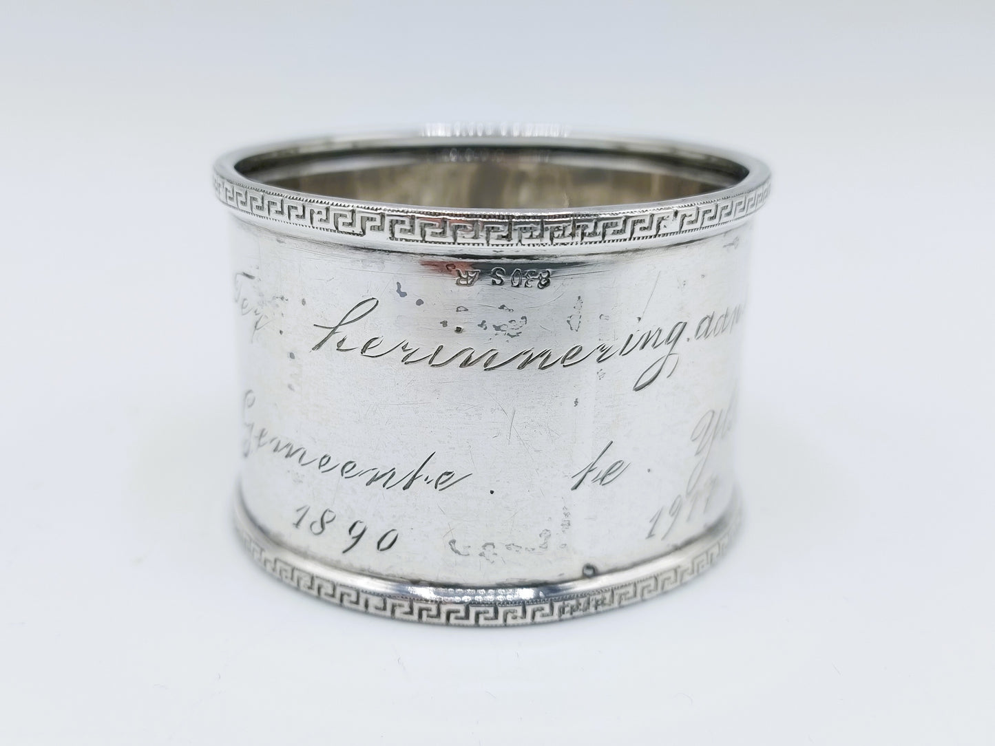 Zilveren servetring, Duitsland, 1917