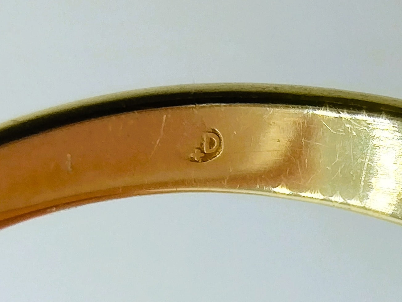 Gouden ring met diamant (0.10 ct), 16,5 mm