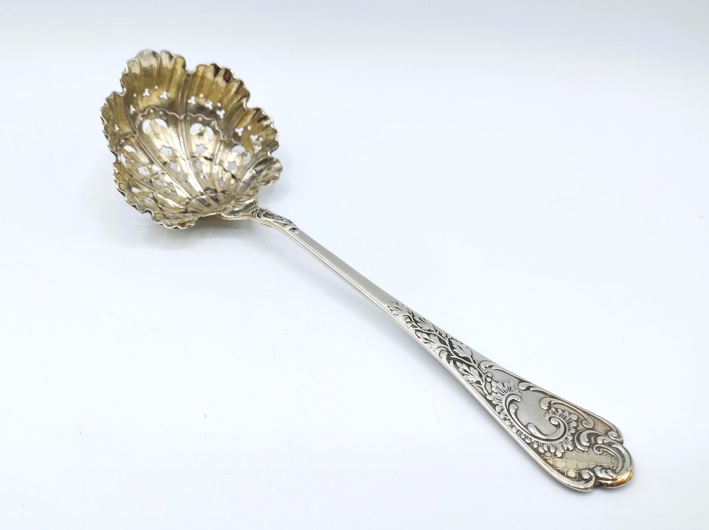 Silver spreading spoon, Bruckmann & Söhne, Heilbronn, Germany