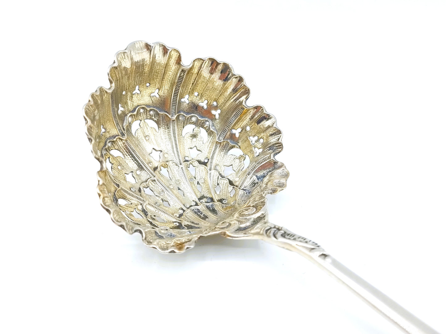 Silver spreading spoon, Bruckmann & Söhne, Heilbronn, Germany