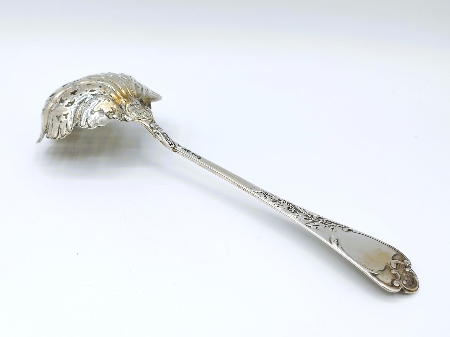 Silver spreading spoon, Bruckmann & Söhne, Heilbronn, Germany