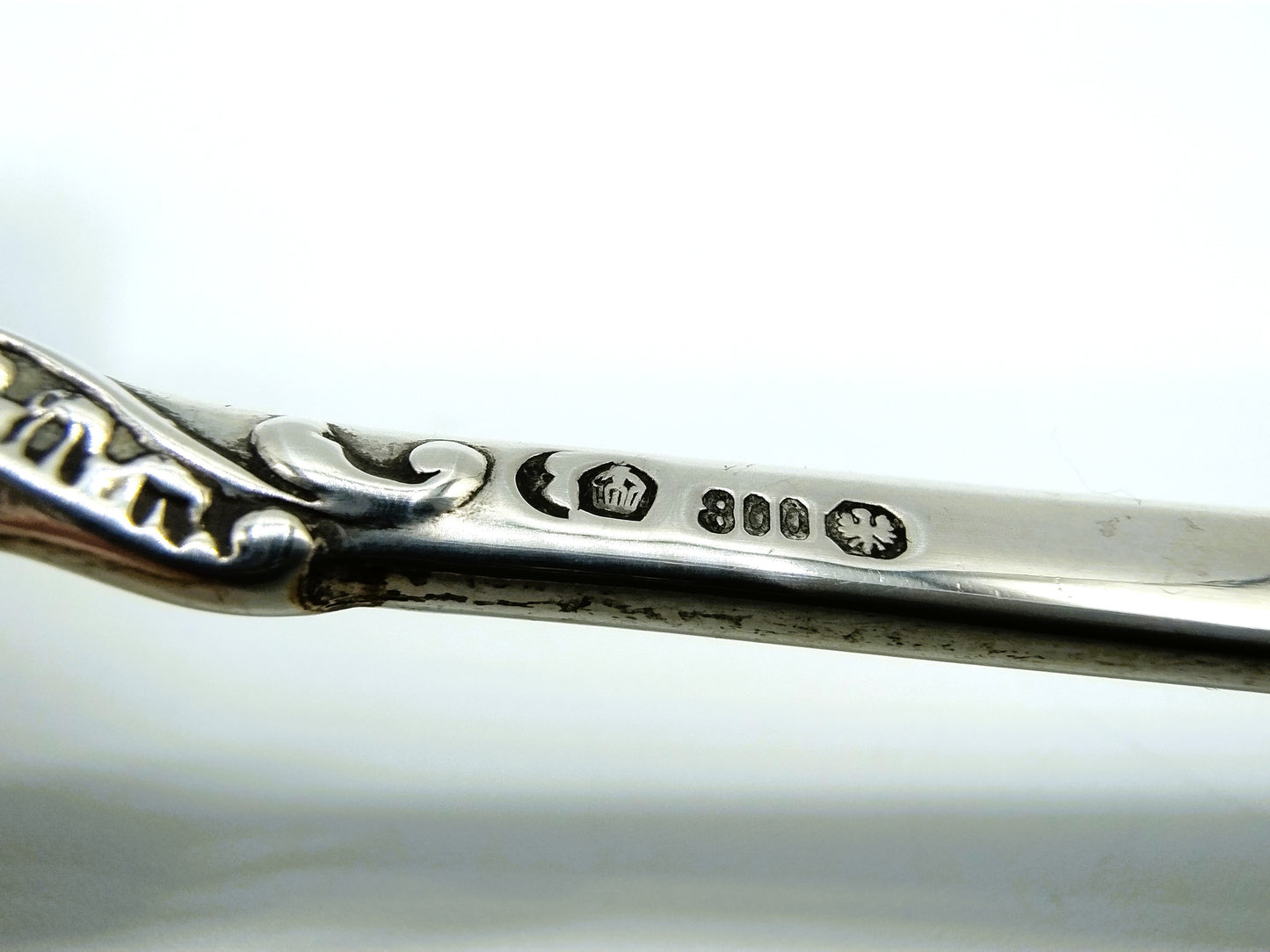 Silver spreading spoon, Bruckmann & Söhne, Heilbronn, Germany