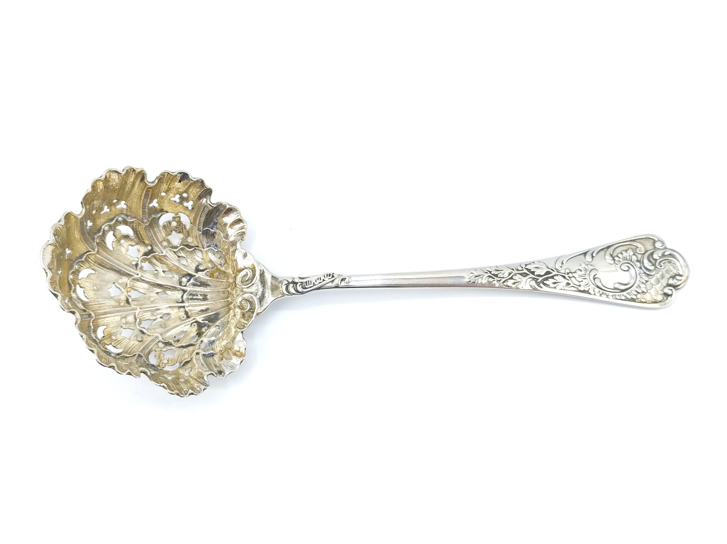 Silver spreading spoon, Bruckmann & Söhne, Heilbronn, Germany