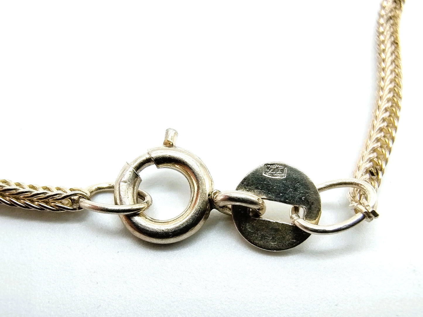 Zilveren slangenketting, 70 cm