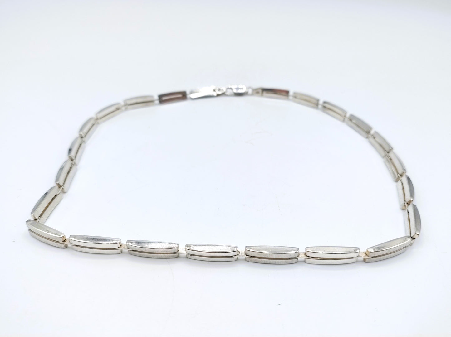 Silberne Gliederkette, 42 cm