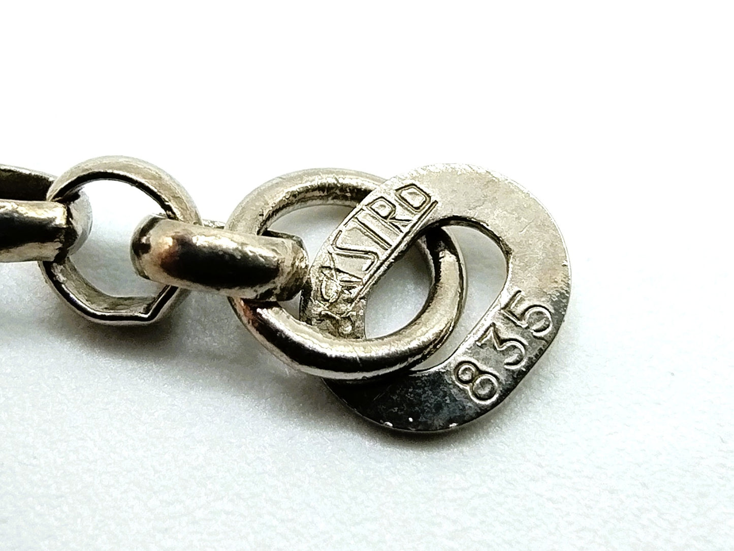 Zilveren jasseronketting, 79 cm