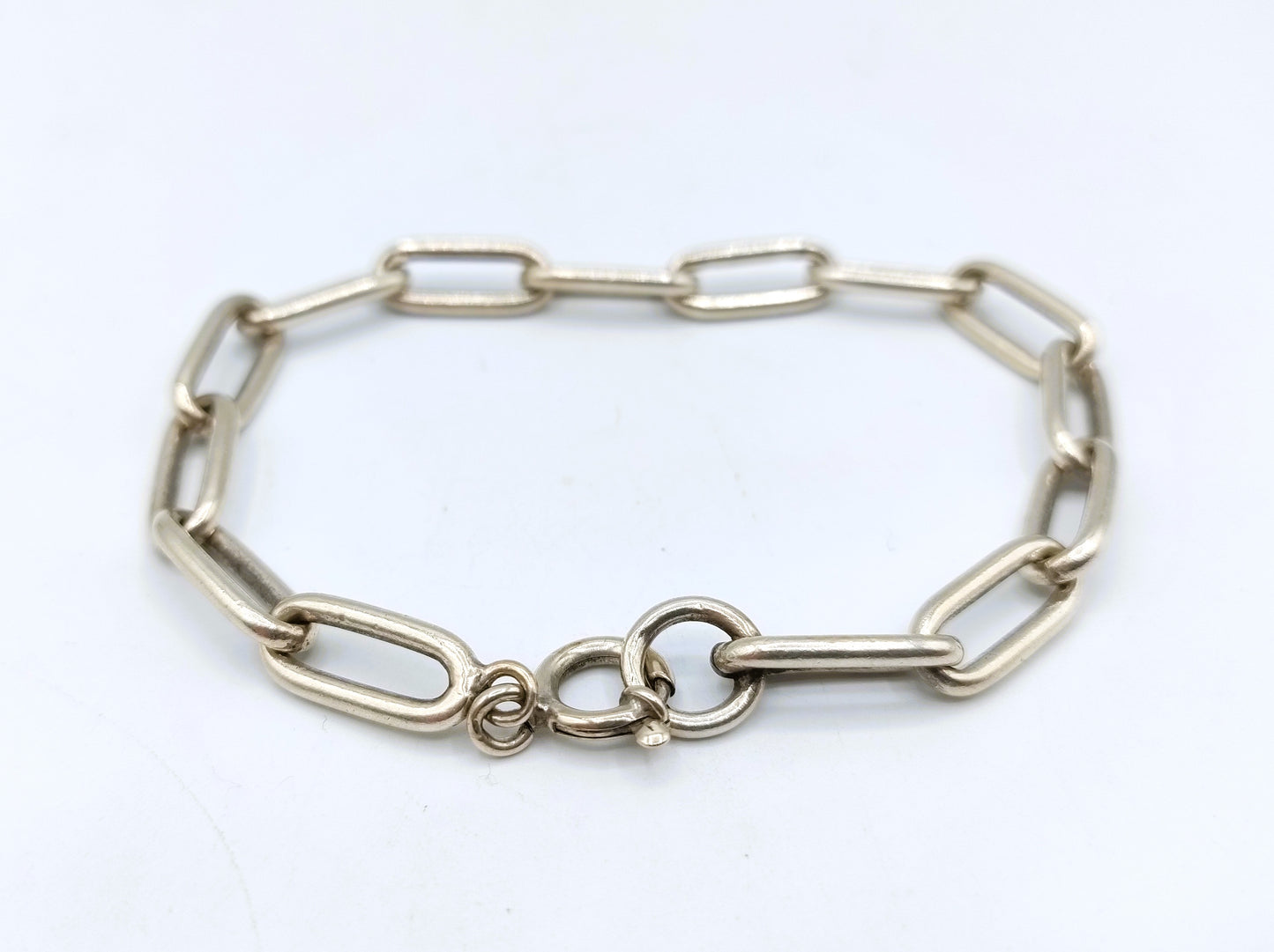 Zilveren bedelarmband, exclusief bedels, 19 cm,